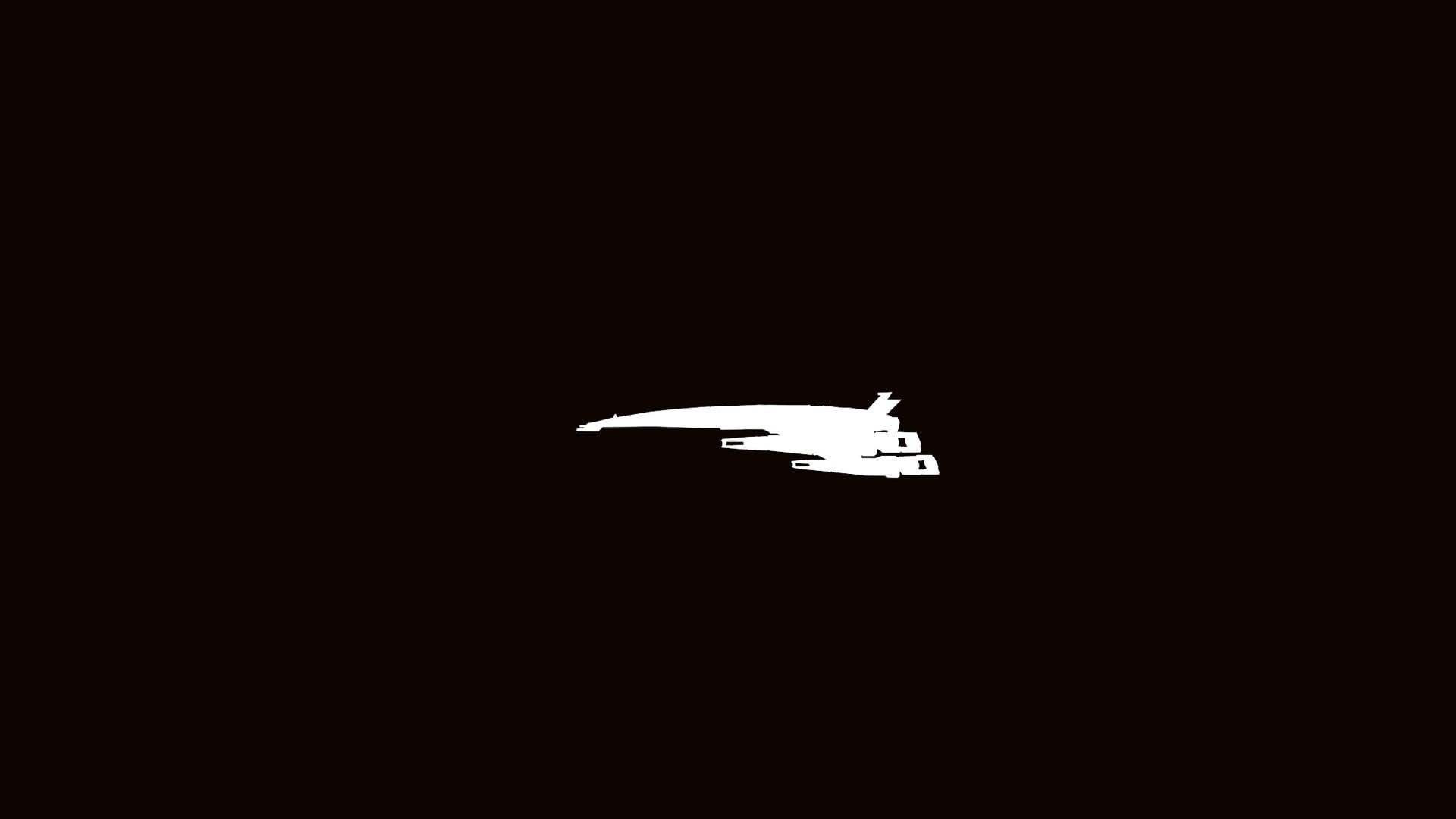 no people, simple, day, one animal, illuminated, animal wildlife, silhouette, air vehicle, animals in the wild, animal themes, 1080P, Normandy SR-2, copy space, HD Wallpaper
