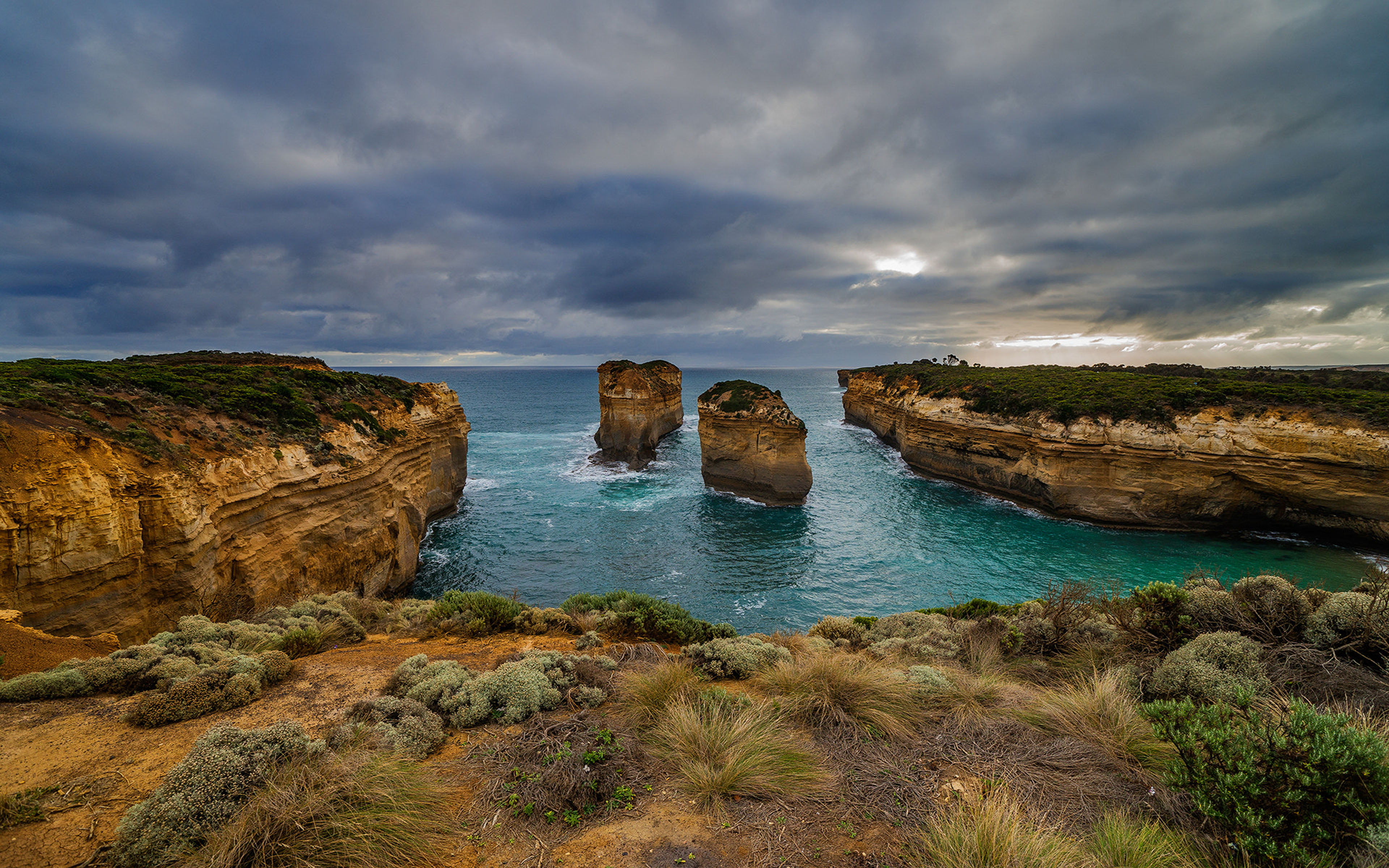 arch, scenics - nature, port, national, campbell, ard, coast, computer, land, desktop, idyllic, nature, tranquility, tranquil scene, hd, outdoors, rock, HD Wallpaper