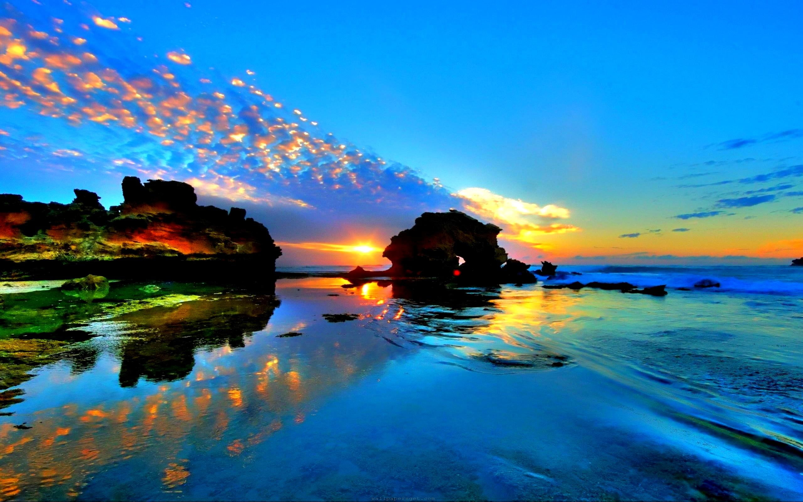 beautiful, 2K, mornington peninsula, morning, geography, victoria, australia, europe, nature and landscapes, blairgowrie, beach, HD Wallpaper