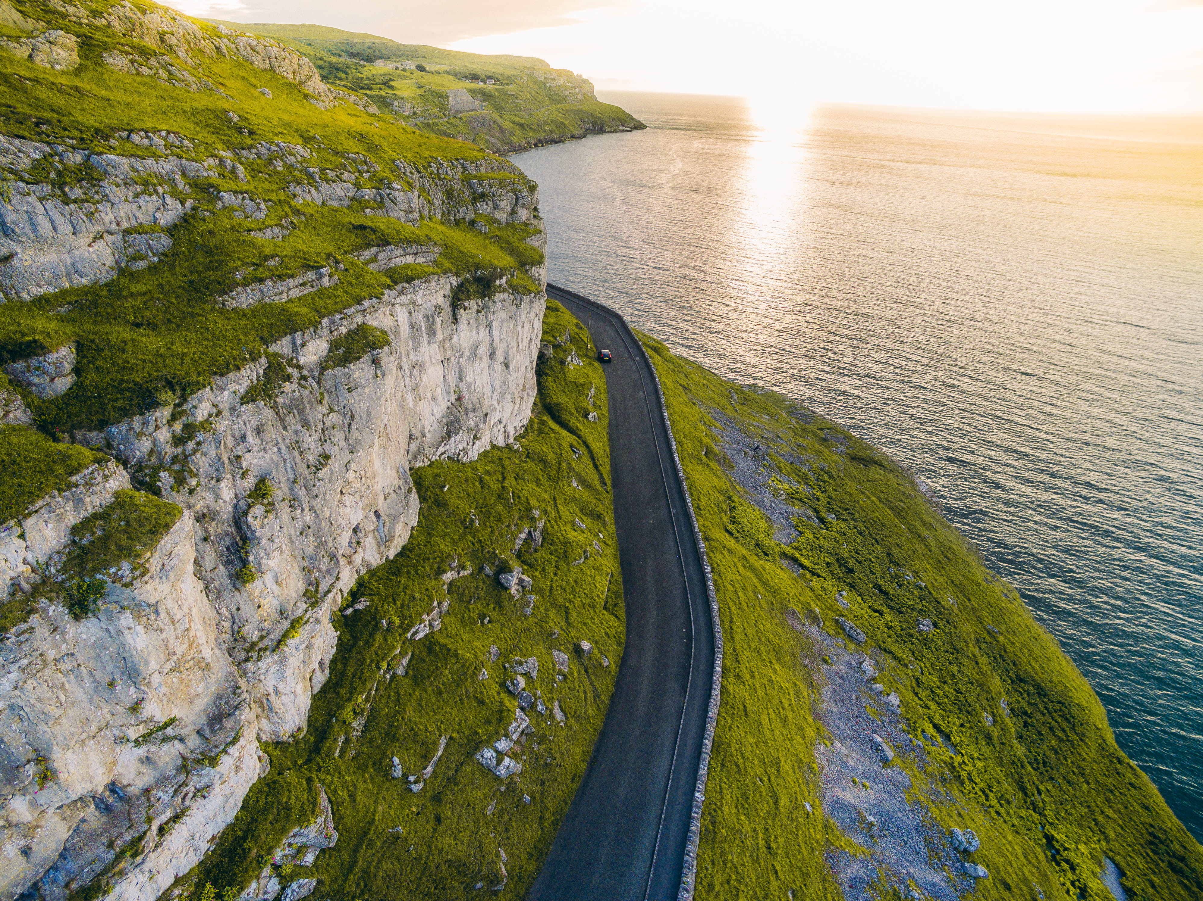 sea, outdoors, shore, seaside, nature, high angle view, flora, day, ocean, beach, aerial, roadside, tranquility, algae, cliff, beauty in nature, 4K, no people, HD Wallpaper