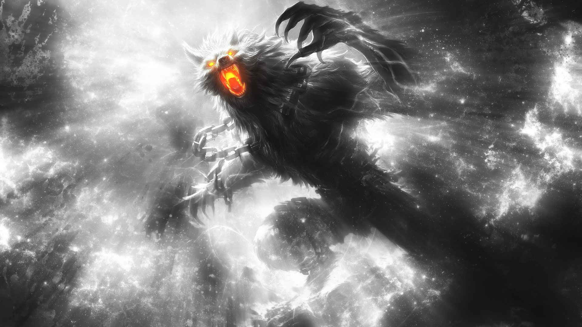Fenrir, 1080P, Smite, HD Wallpaper