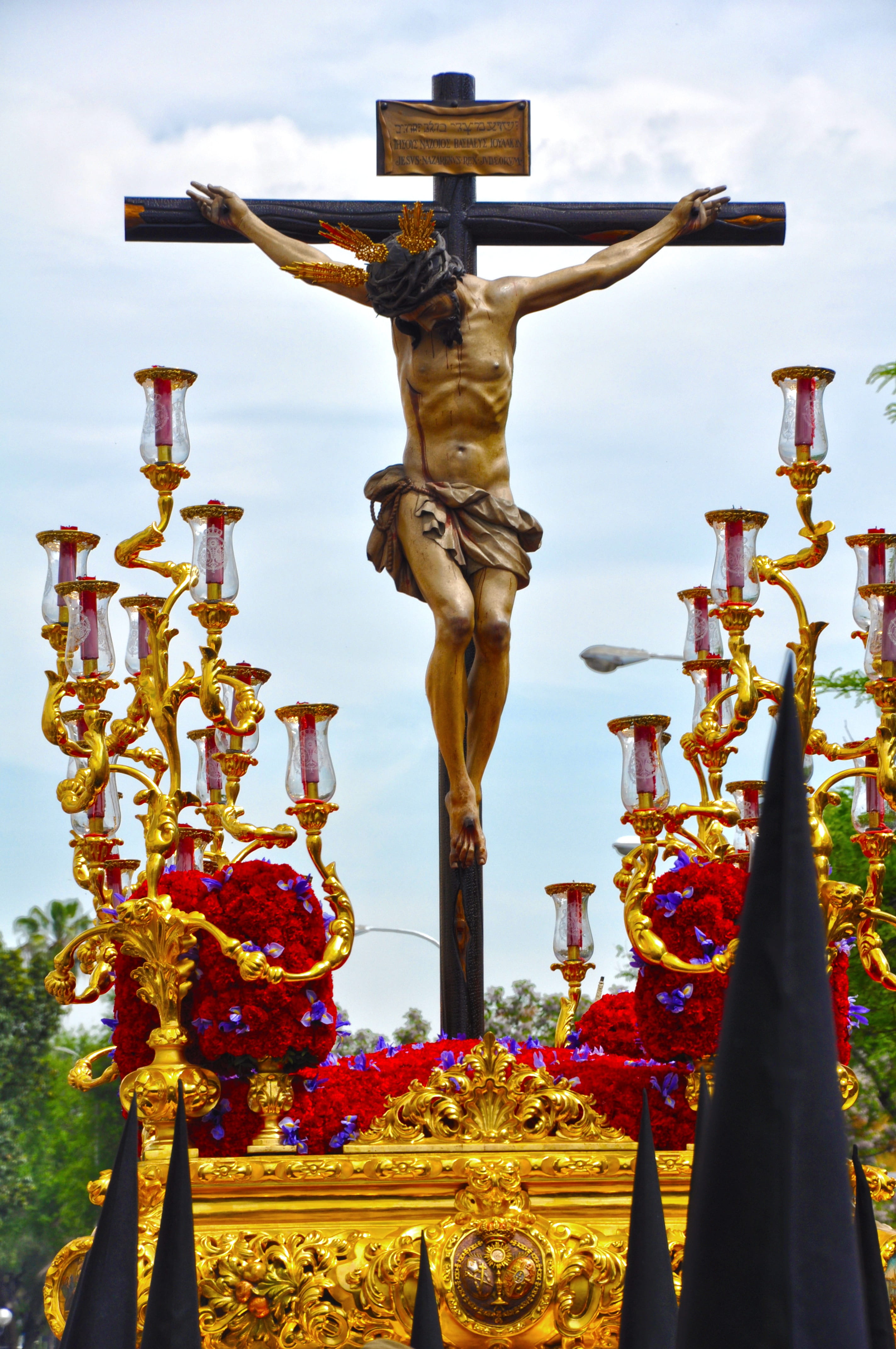 day, cross, easter, brotherhood, spirituality, christ, art and craft, sacrifice, crucified, tradition, sky, passion, outdoors, crucifix, no people, cruz, Phone HD Wallpaper