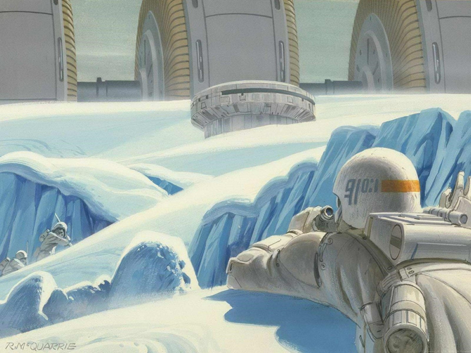 concept, hoth, 720P, art, star, wars, mcquarrie, ralph, HD Wallpaper