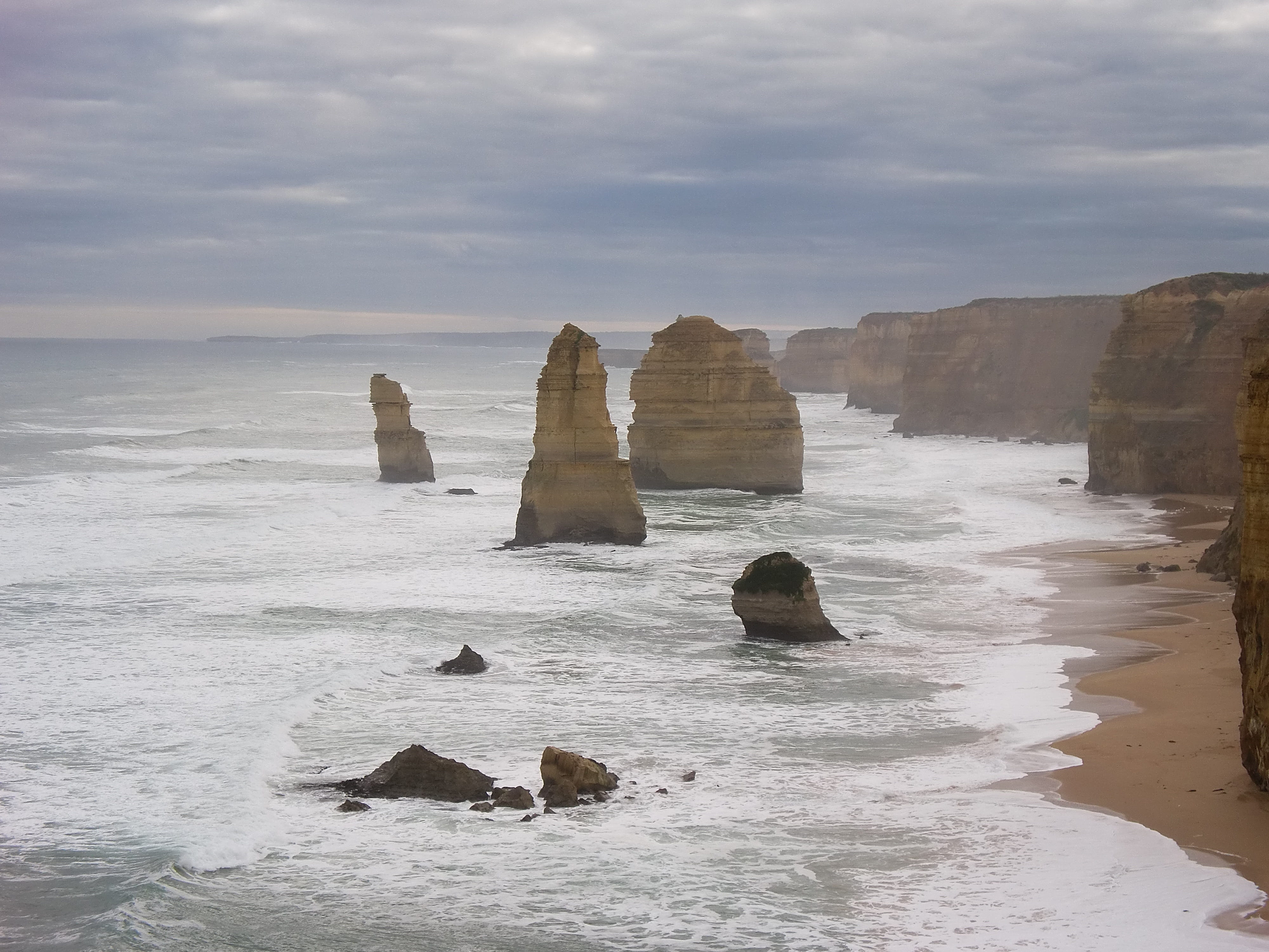 motion, australia, body of water, coast, cloud - sky, marine, wave, no people, environment, coastline, solid, tranquility, ocean, sky, sand, water, seascape, HD Wallpaper