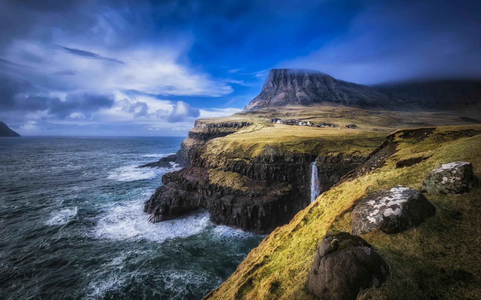 1080P, nature, Faroe Islands, HD Wallpaper