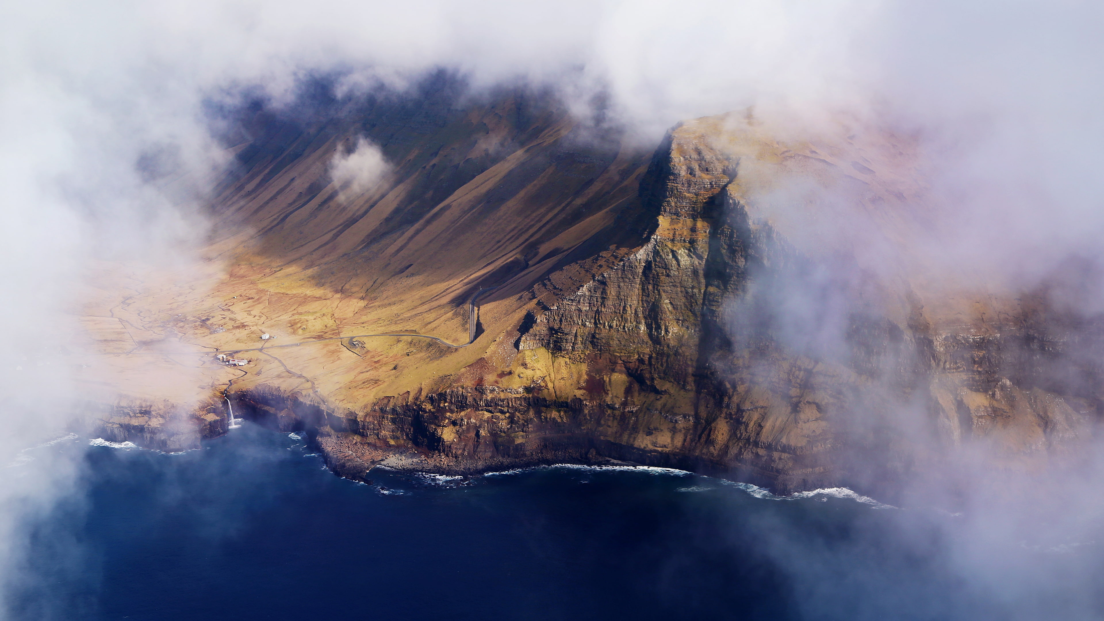 4K, Faroe Islands, 4K, Clouds, HD Wallpaper