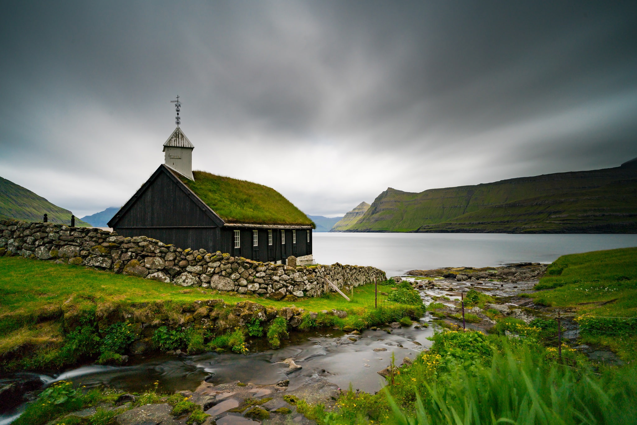 Church, Faroe Islands, 1080P, HD Wallpaper
