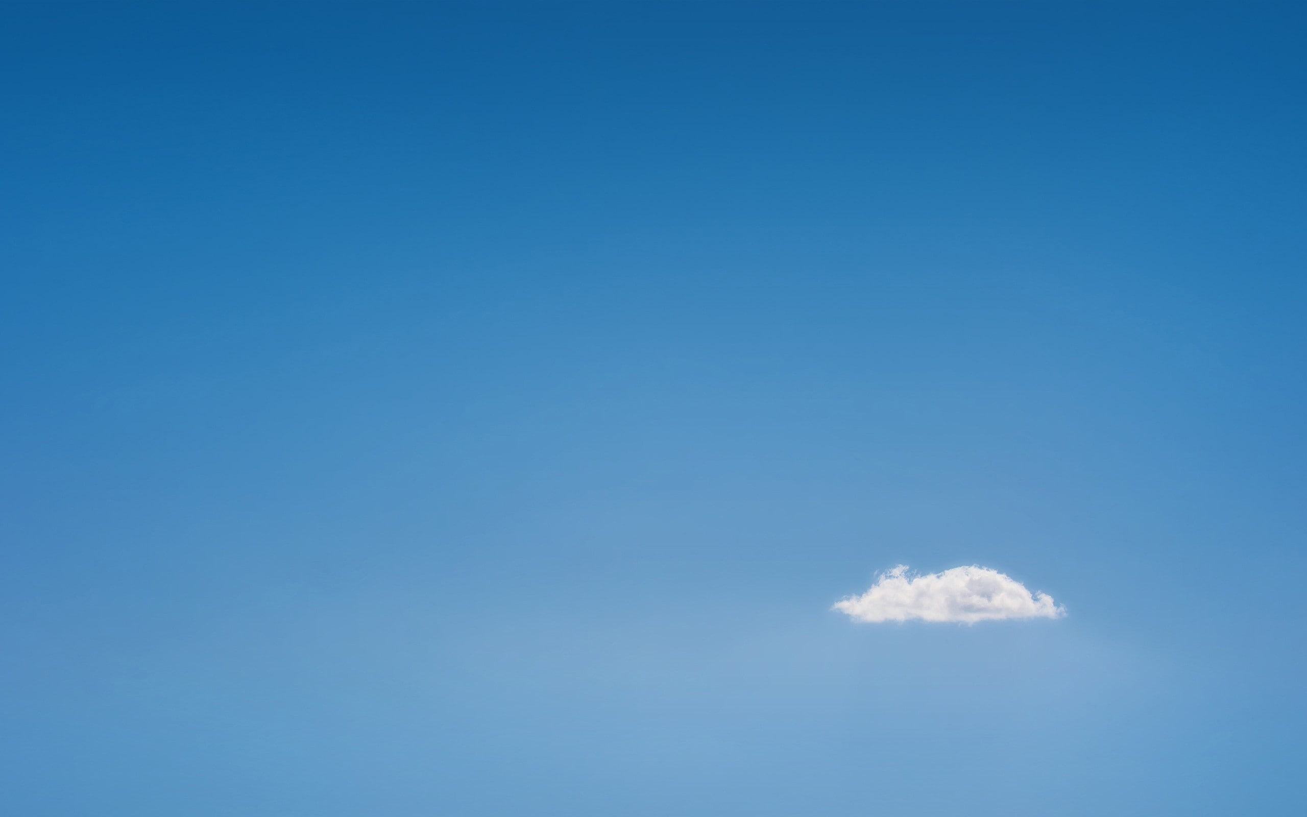 backgrounds, cloud - sky, above, white color, purity, blue, idyllic, nature, atmosphere, copy space, day, distant, single object, 2K, low angle view, beauty in nature, HD Wallpaper