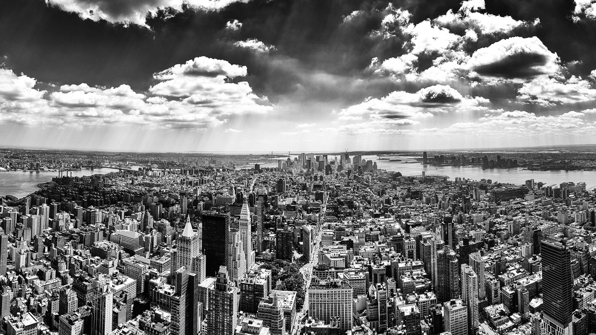 uSA, sea, high Angle View, aerial View, rise, city Life, building, crowded, modern, photo, building Exterior, high, empire State Building, no People, scenics, HD Wallpaper