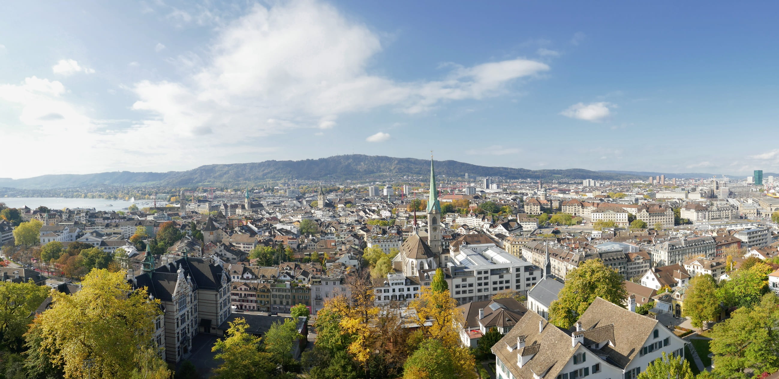 overview, day, travel destinations, building, high angle view, panorama, city, cloud - sky, plant, business, from above, flair, the cantons capital, wide, HD Wallpaper