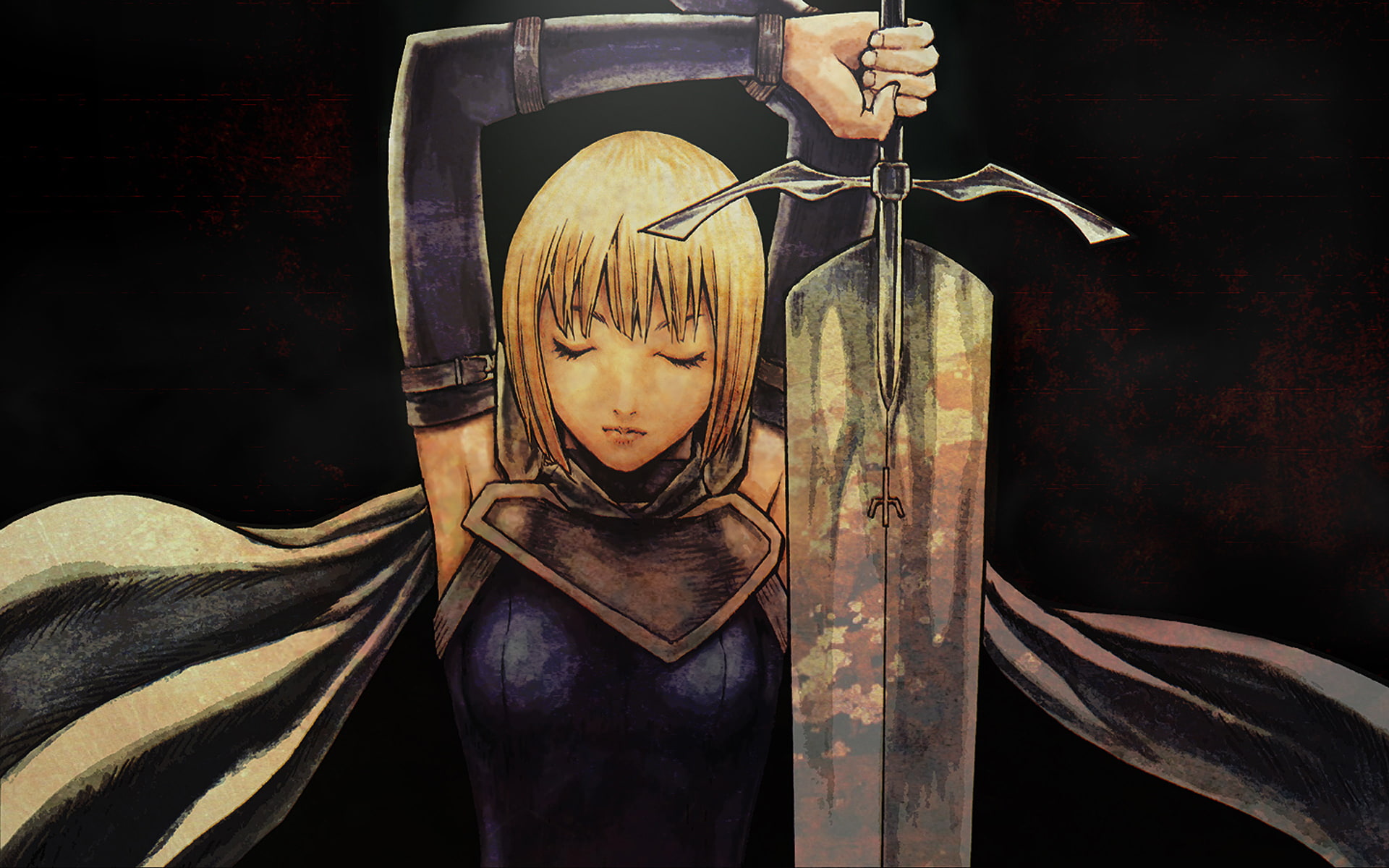 clare, 1080P, claymore, HD Wallpaper
