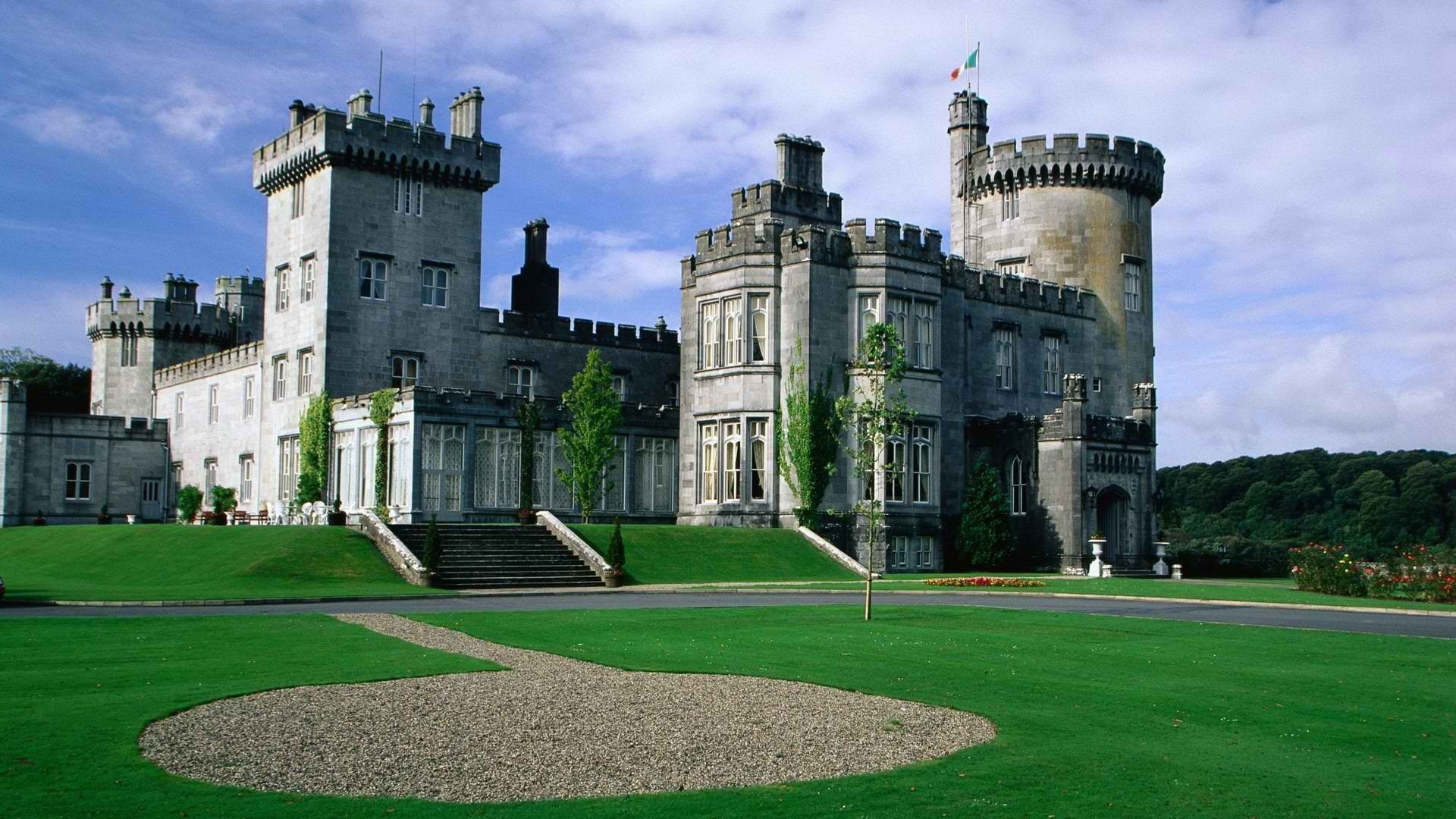 ireland, 1080P, clare, ennis, castle, HD Wallpaper