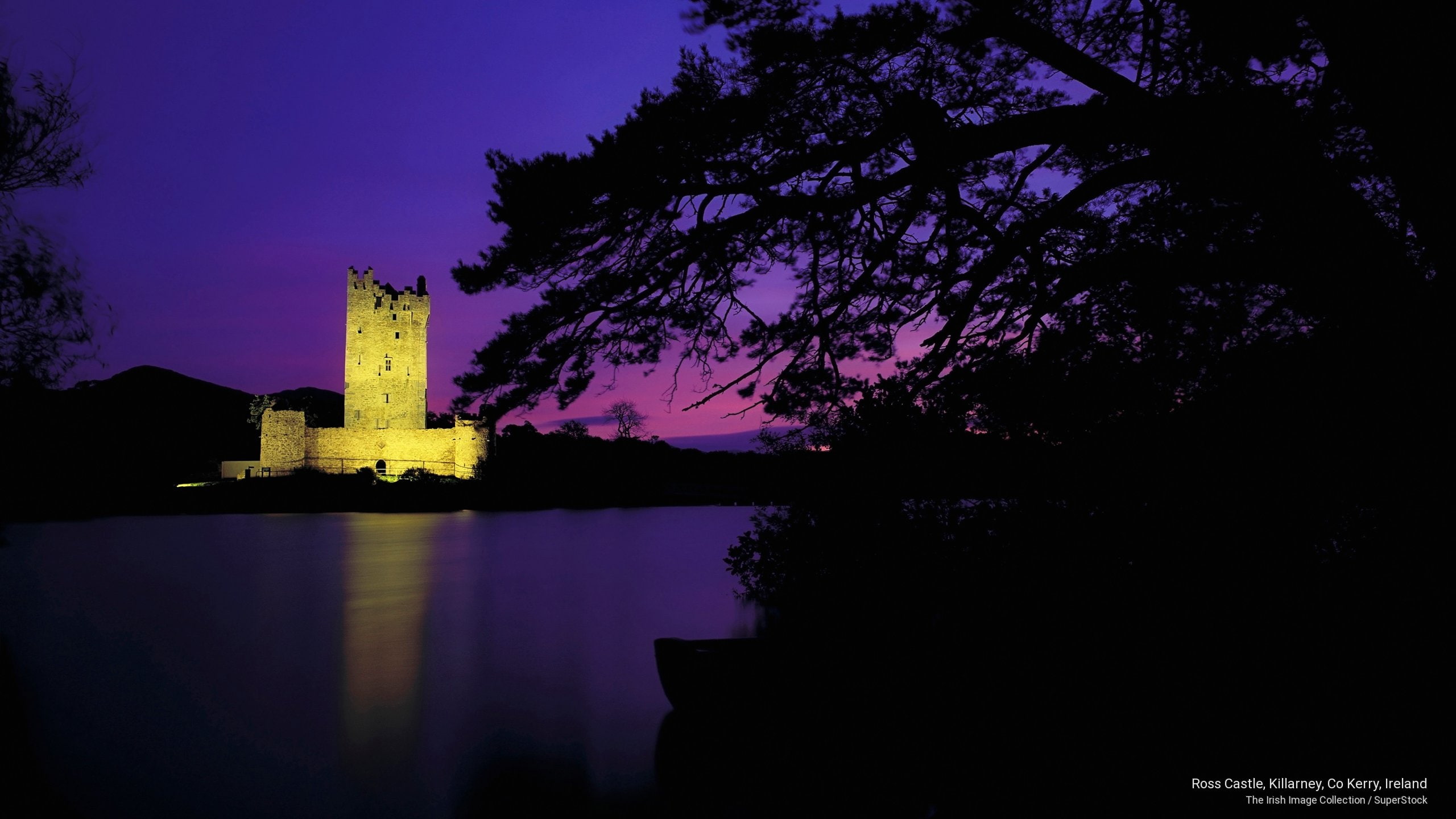 ireland, co, ross, castle, Architecture, 2K, killarney, kerry, HD Wallpaper