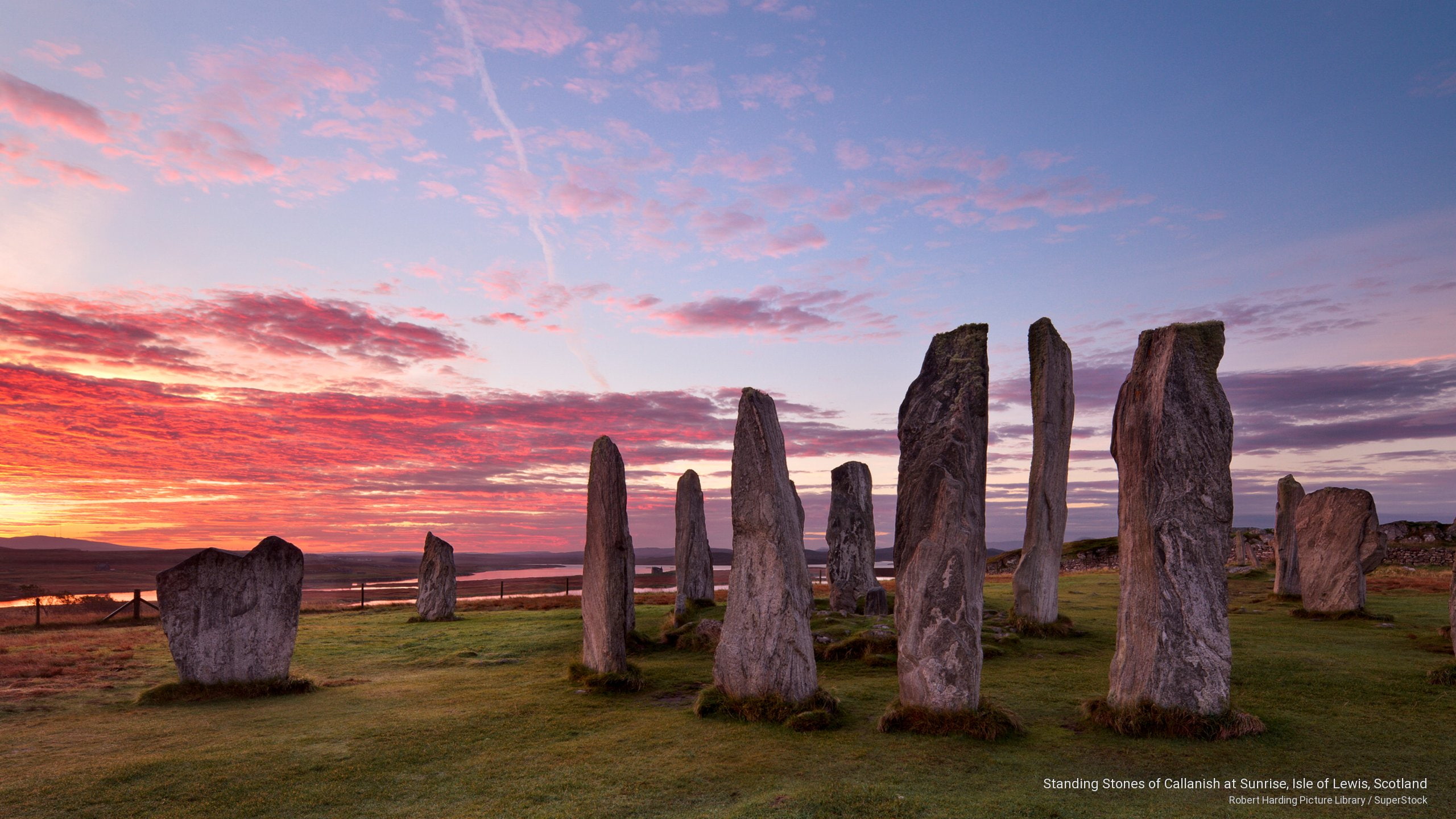 lewis, stones, 2K, scotland, Europe, isle, sunrise, standing, callanish, HD Wallpaper