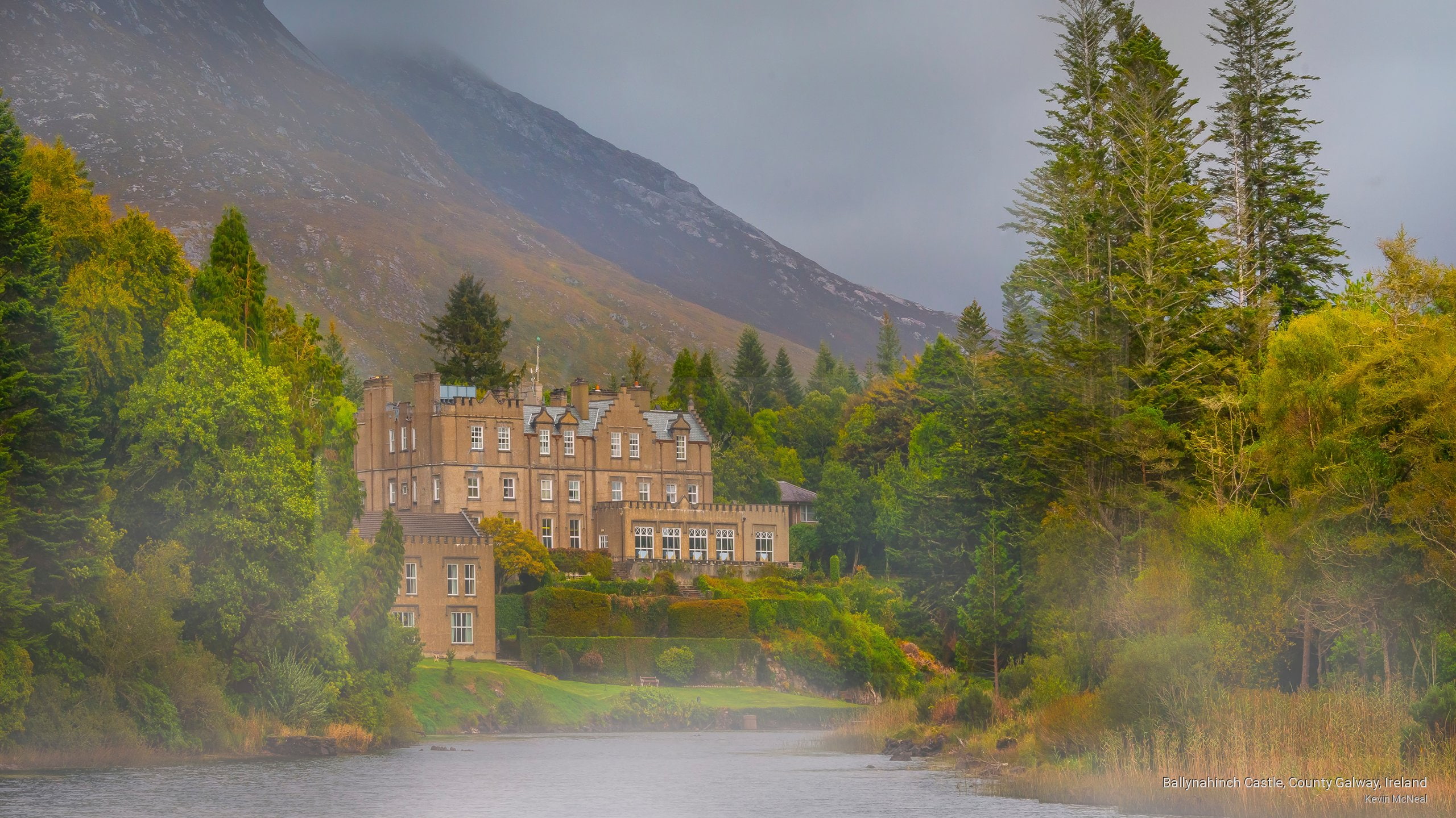 ireland, castle, galway, ballynahinch, county, 2K, Architecture, HD Wallpaper