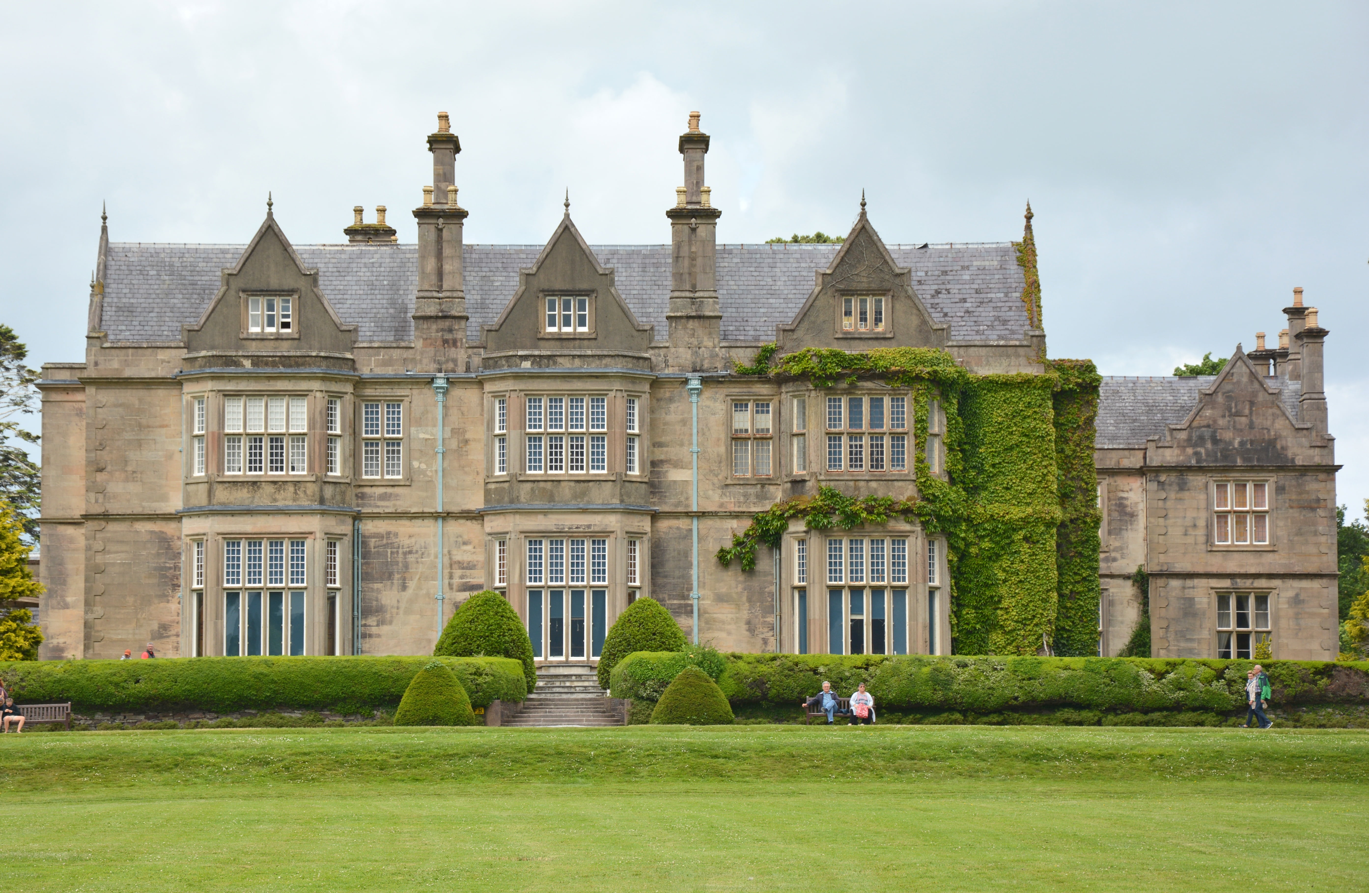 plant, ireland, window, day, history, house, manor house, green, county kerry, meadow, manor, park, grass, residential district, home, luxury, facade, building, HD Wallpaper