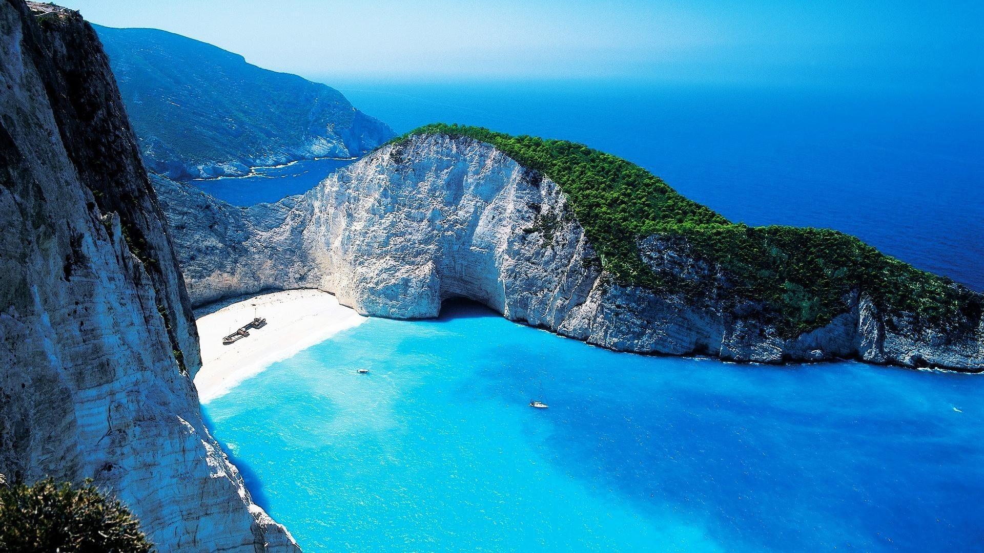 navagio bay, landscape, 1080P, HD Wallpaper