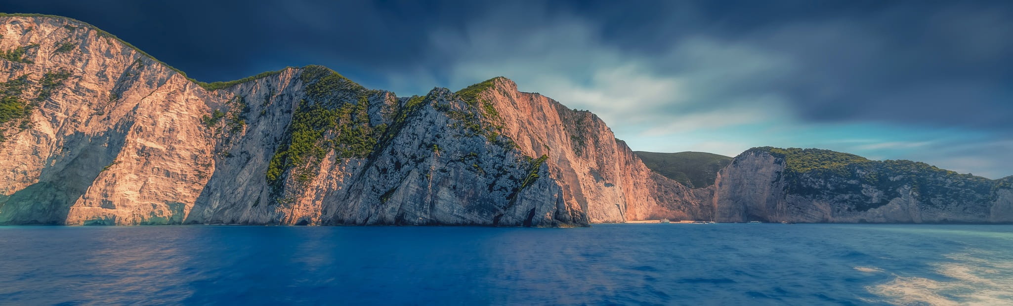 navagio, rock - object, navagio beach, travel destinations, an island, sky, tranquil scene, ship, tranquility, zakynthos, outdoors, greece, nature, mountain, HD Wallpaper