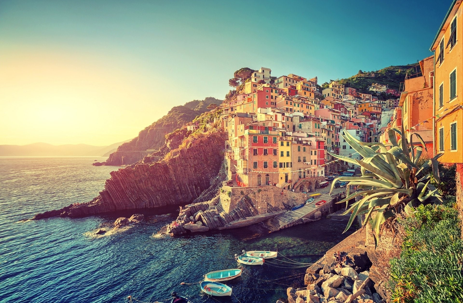 Riomaggiore, Italy, Liguria, Cinque Terre, 1080P, Towns, HD Wallpaper