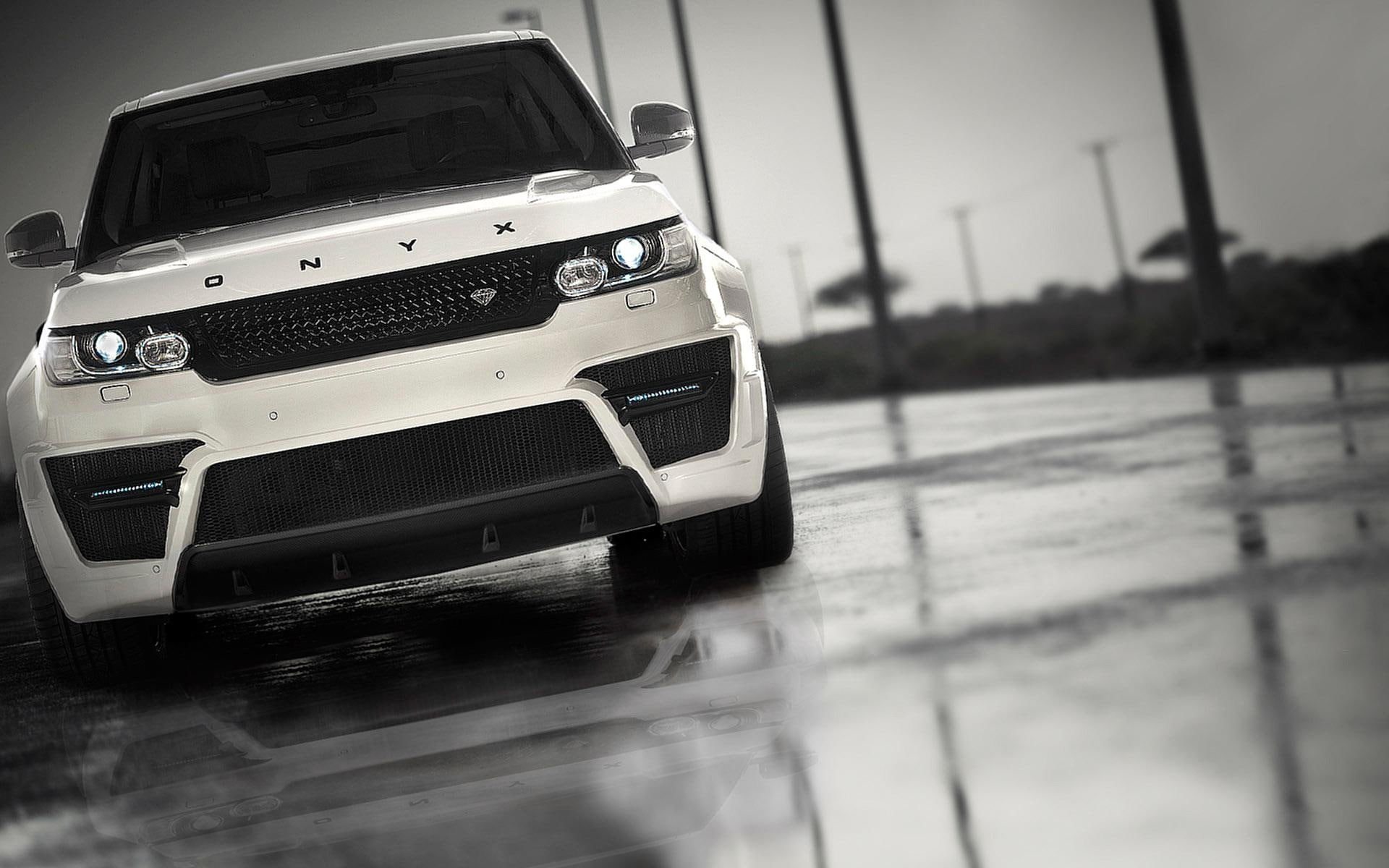 sport, san, onyx, 1080P, marino, suv, range, rover, land rover, white, cars, HD Wallpaper