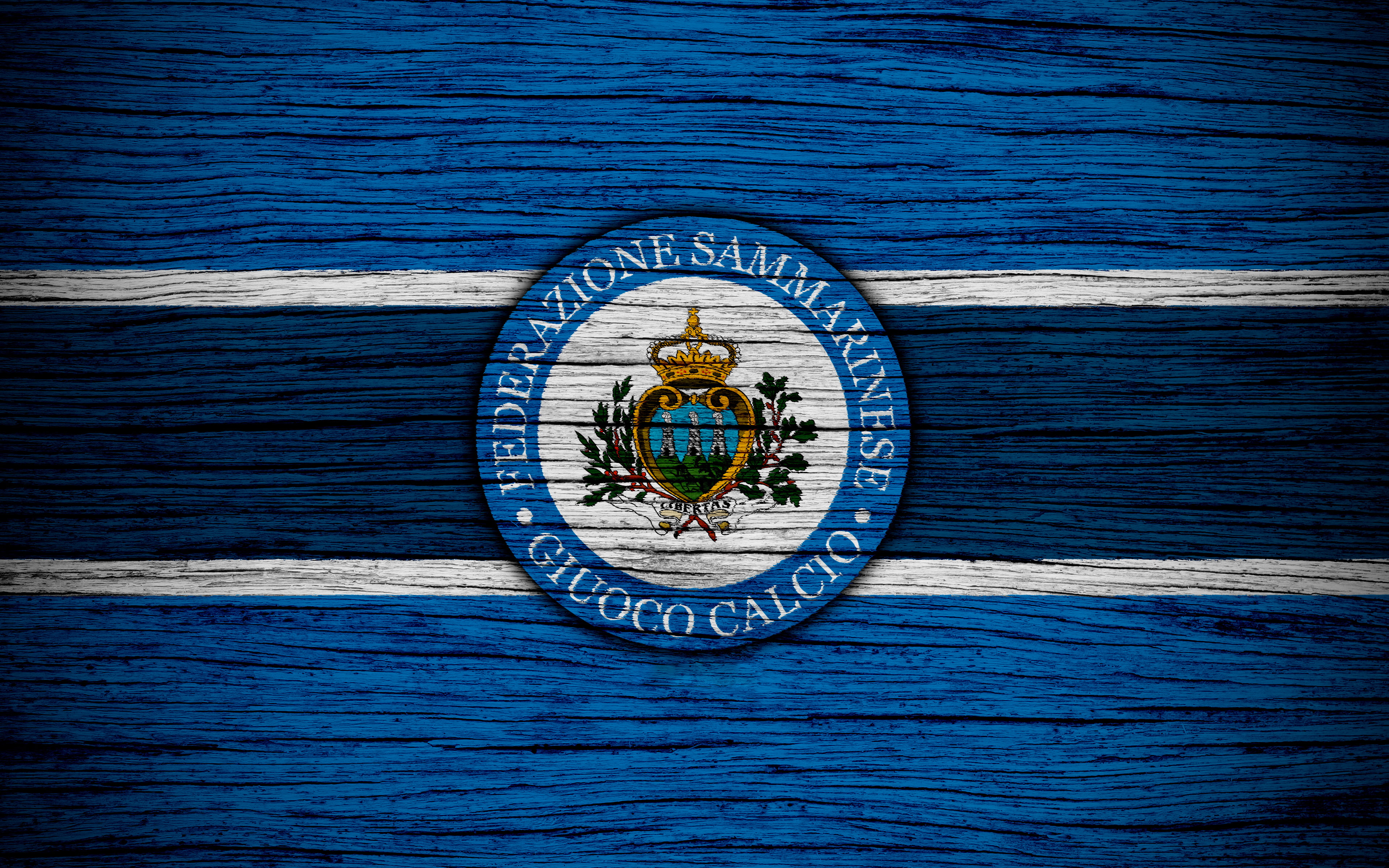 Soccer, Emblem, San Marino, San Marino National Football Team, 4K, Logo, HD Wallpaper