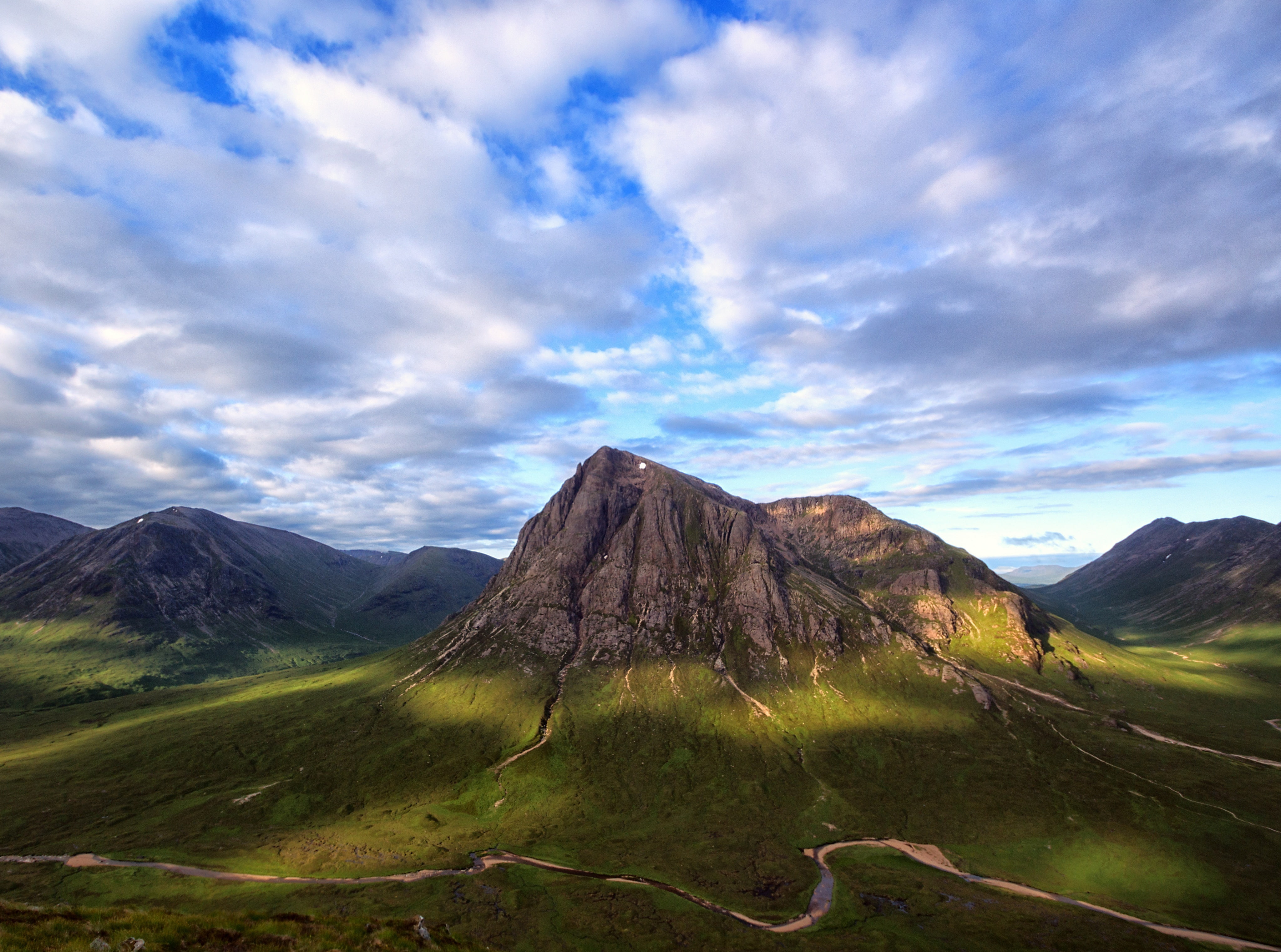 mountain peak, 4K, Amazing, buachailleetivemor, volcano, Outdoors, Europe, mountain ridge, Outstanding, Scotland, land, mountain, beauty in nature, idyllic, HD Wallpaper