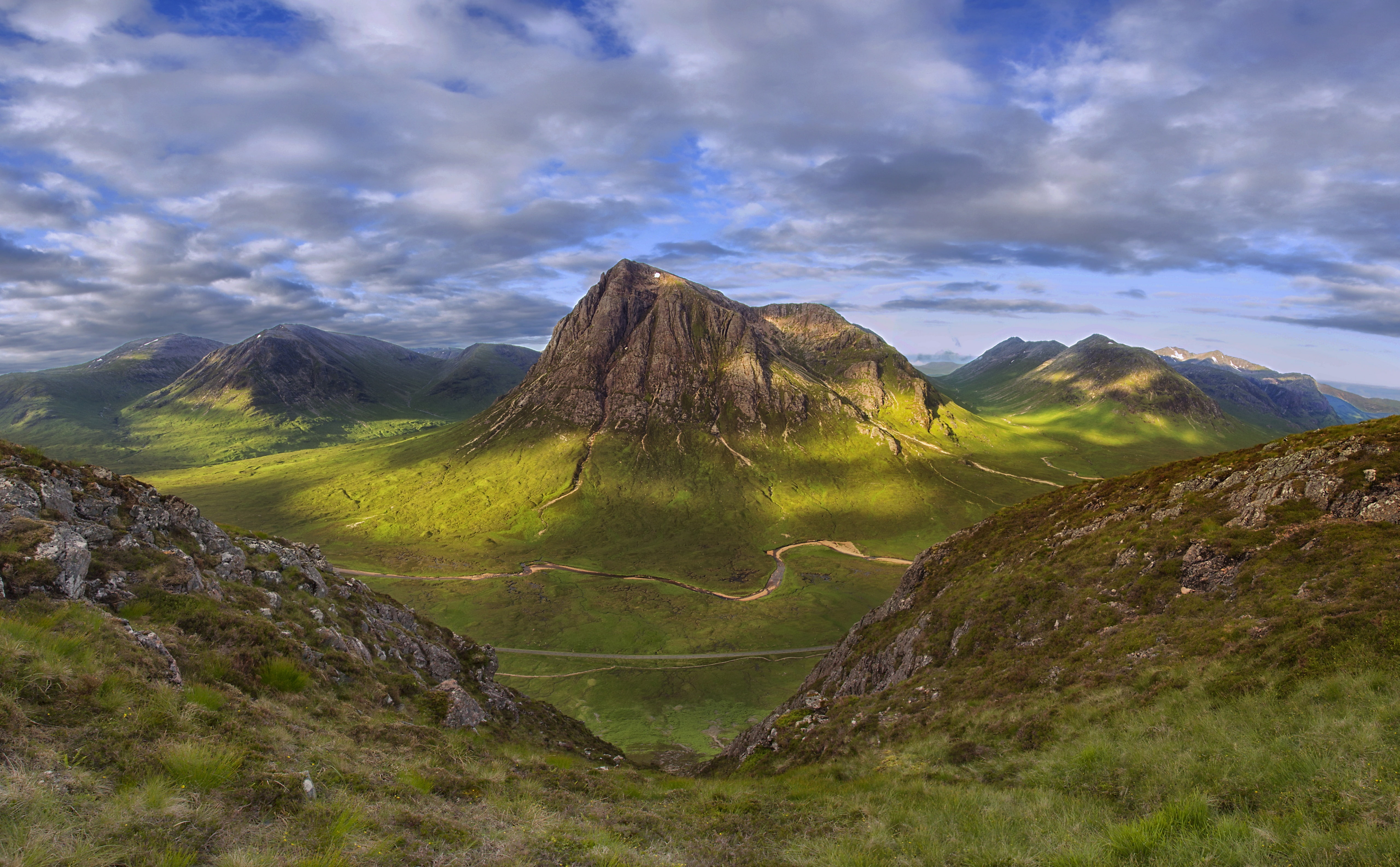 formation, Highlands, Outstanding, scenics - nature, sky, tranquility, brown, volcanic crater, 5K, mountain ridge, mountain peak, no people, tranquil scene, HD Wallpaper