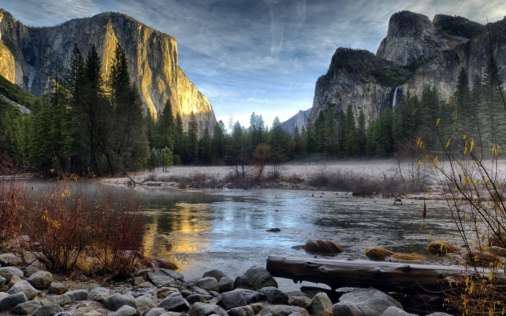 mountain, alberta, famous Place, idyllic, summer, yosemite National Park, body, sky, beauty In Nature, flowing water, forest, tourism, rock, river, mountain Range, HD Wallpaper