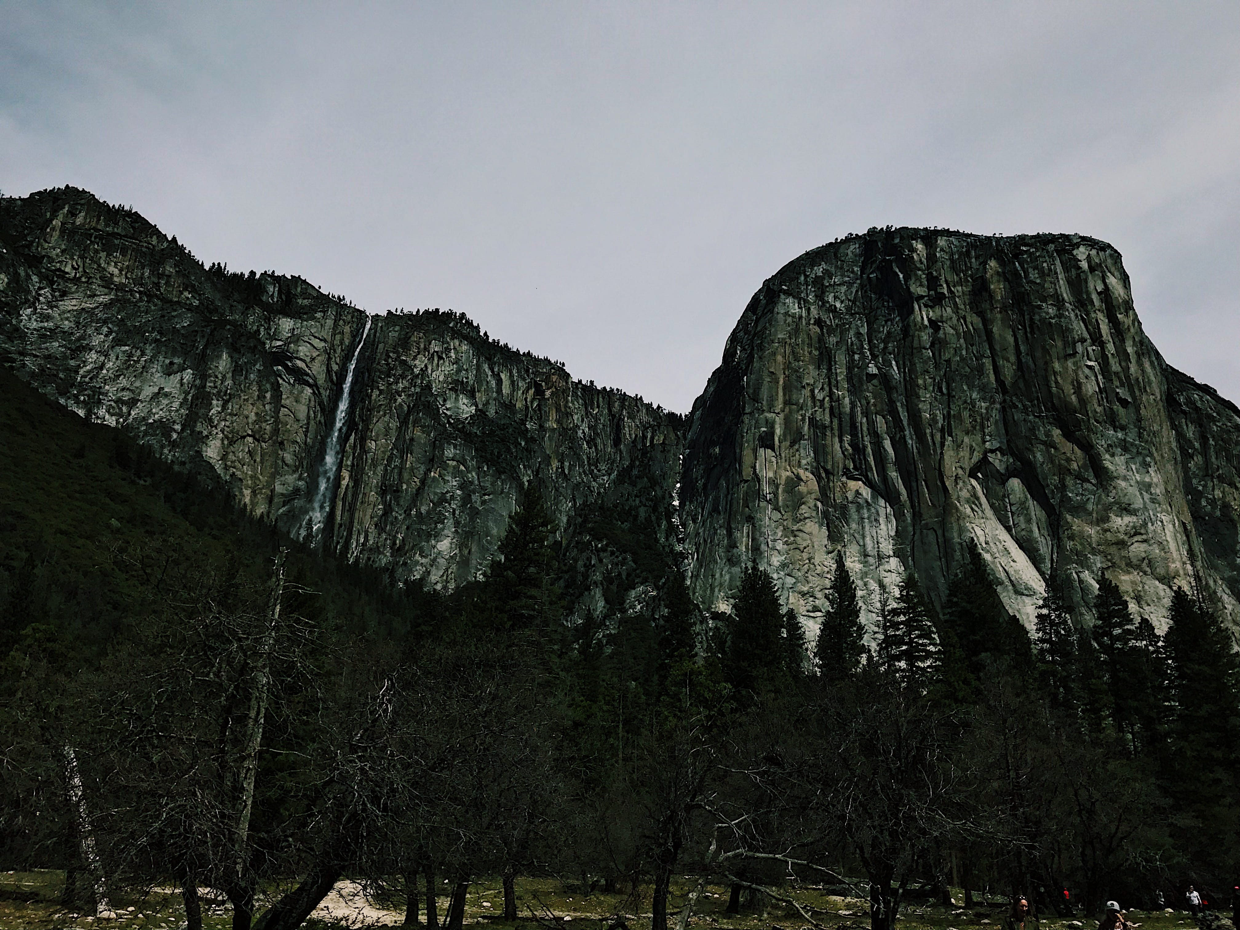 rock, scenics - nature, tranquility, idyllic, united states, mountain peak, landscape, land, plant, sky, tree, no people, nature, low angle view, beauty in nature, HD Wallpaper
