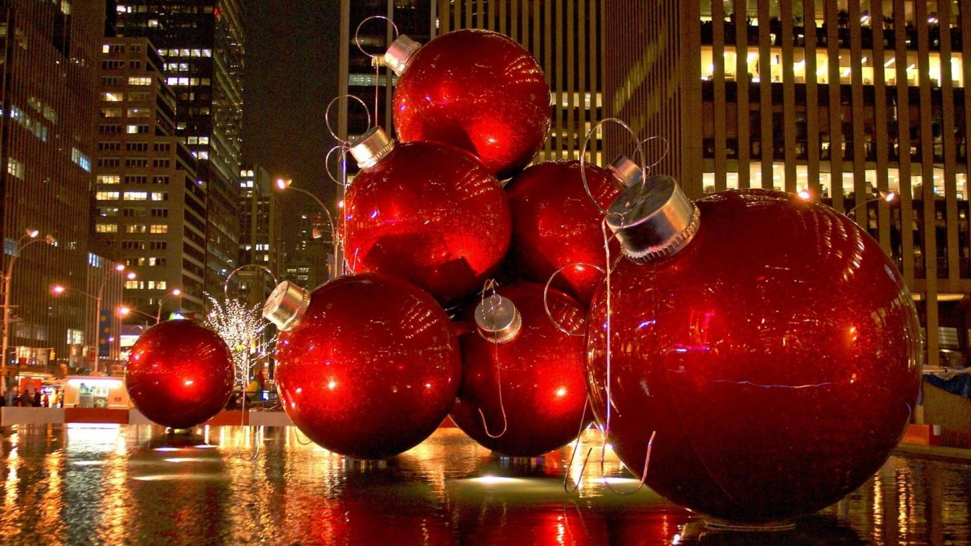 red, 1080P, reflection, fresh, no people, winter, bangle, health, gift, water, color, juicy, shiny, food, healthy, celebrate, christmas ornament, cherry, HD Wallpaper