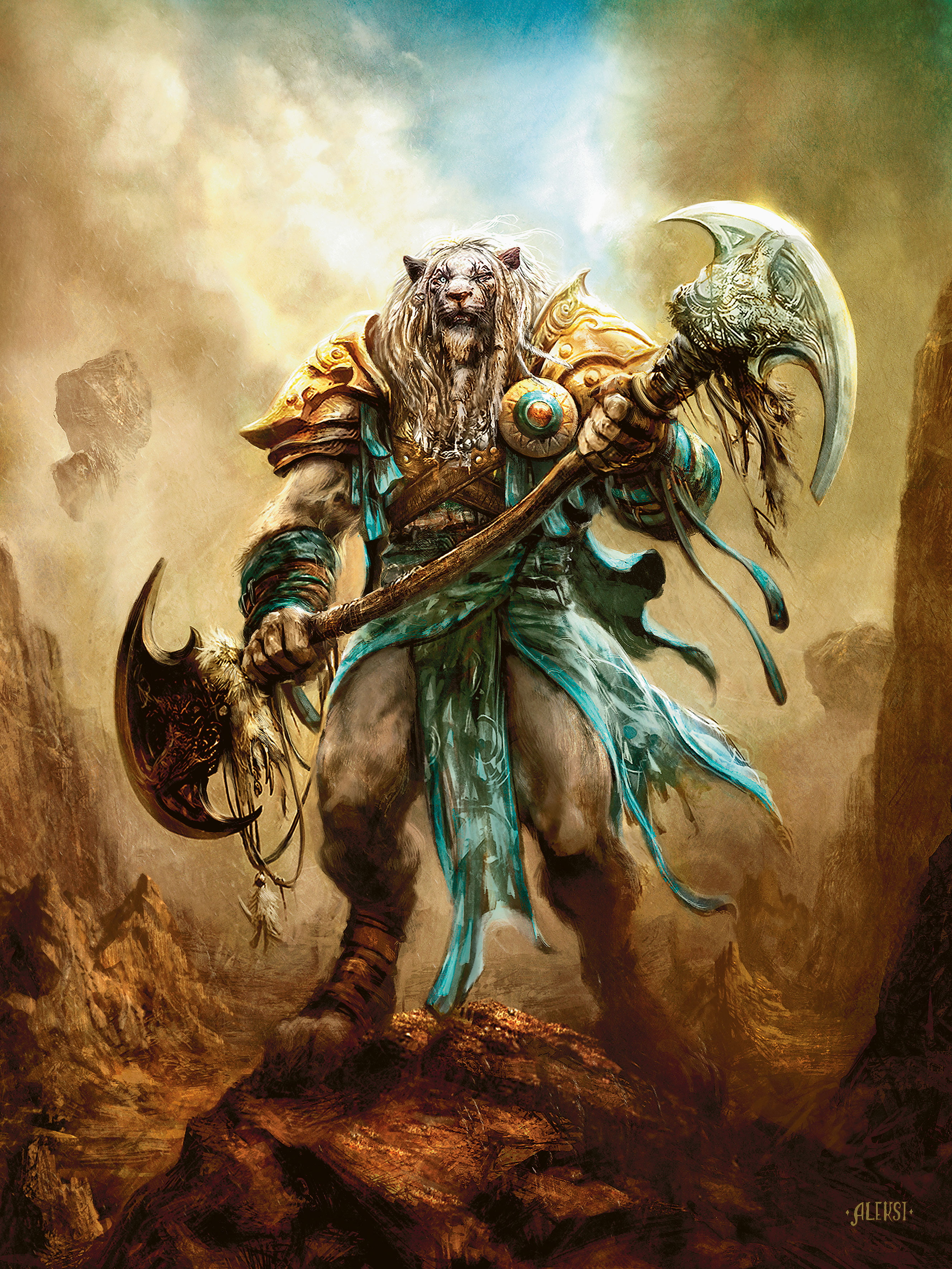 livestock, animal wildlife, mammal, Gamer, domestic, tree, 2K, representation, outdoors, art and craft, history, digital composite, Magic: The Gathering, Phone HD Wallpaper