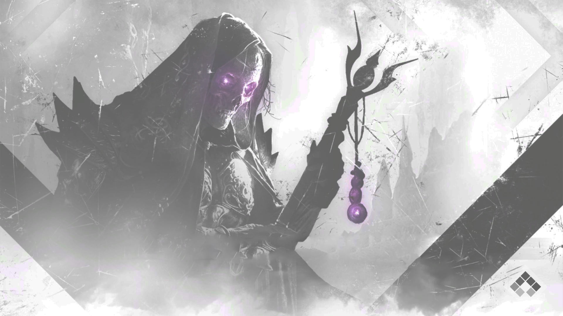 close-up, ice, Magic: The Gathering, illustration, 1080P, winter, outdoors, real people, day, cold temperature, purple, one person, wall - building feature, HD Wallpaper