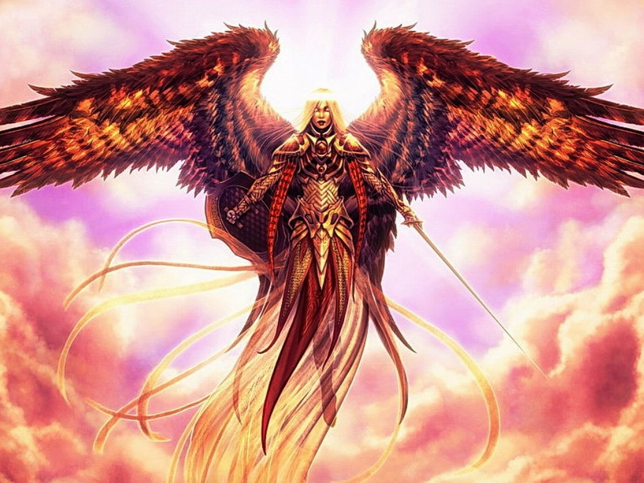 Gamer, fantasy art, Magic: The Gathering, wings, 720P, fantasy girl, HD Wallpaper