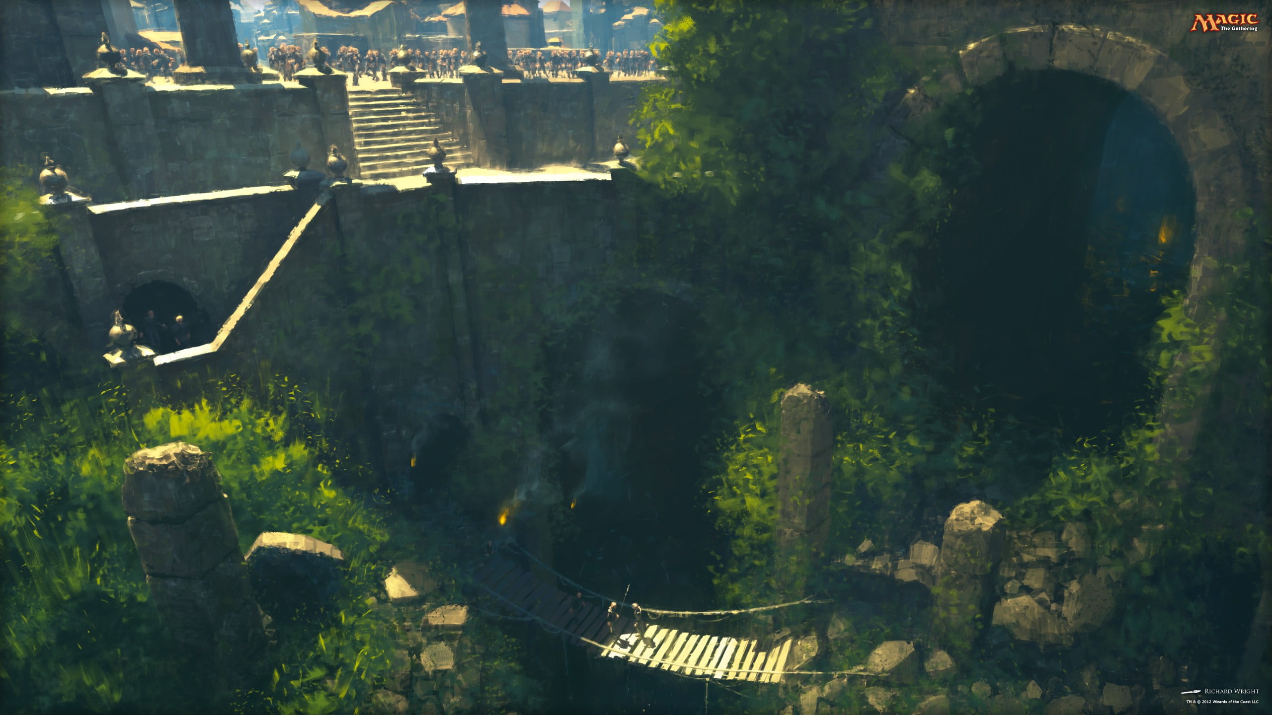 travel, no people, nature, gray, the past, 2K, town, concrete, Golgari, outdoors, history, day, old, high angle view, Magic: The Gathering, travel destinations, HD Wallpaper