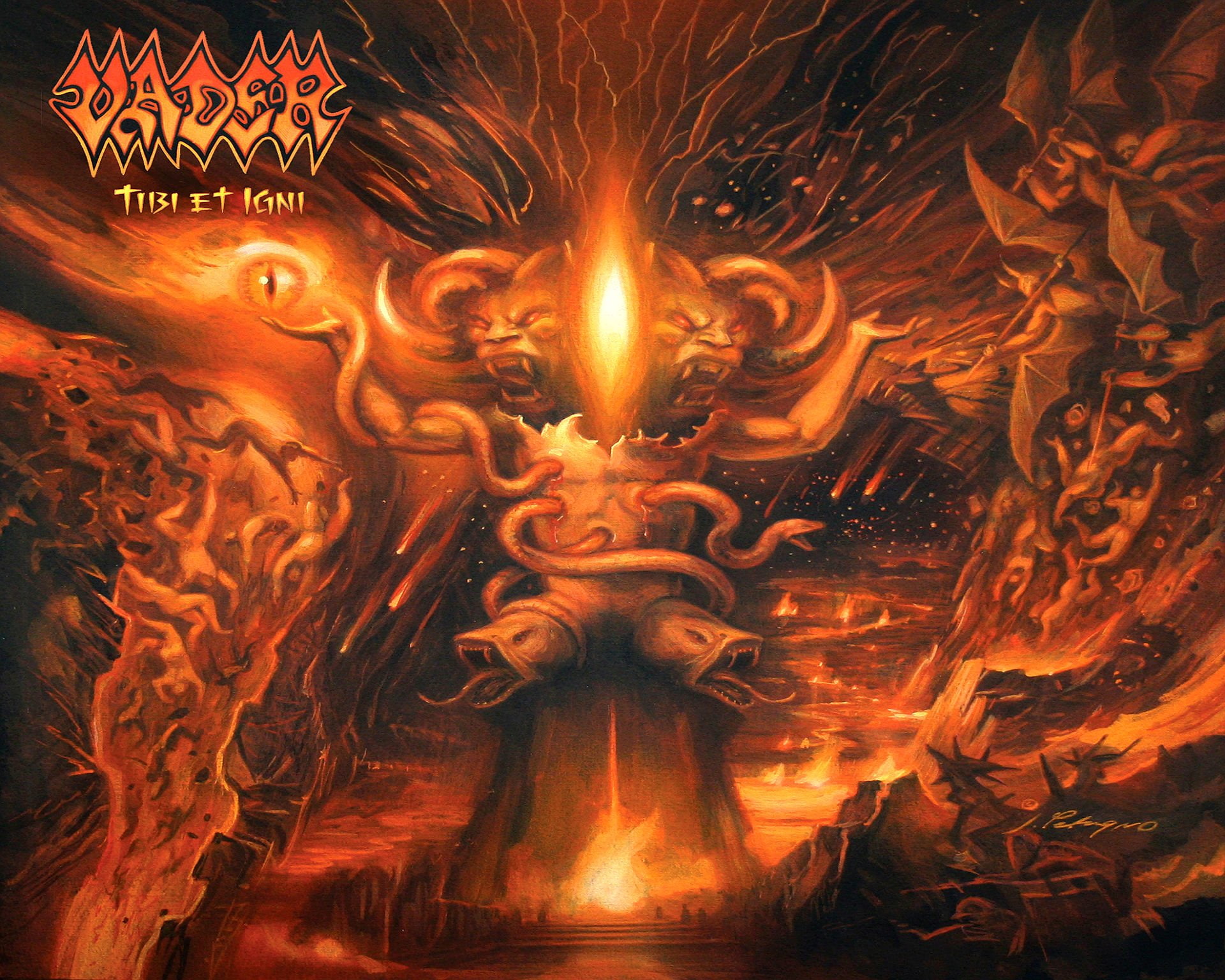 art and craft, no people, Hell, Evil, demon, flame, indoors, heavy, heat - temperature, illuminated, black, close-up, creativity, nature, religion, poster, HD Wallpaper