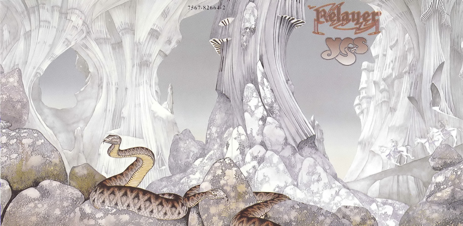 covers, album, classic, Music, cover, dean, hd, s, relayer, roger, snakes, 720P, horses, animals, riding, art, HD Wallpaper