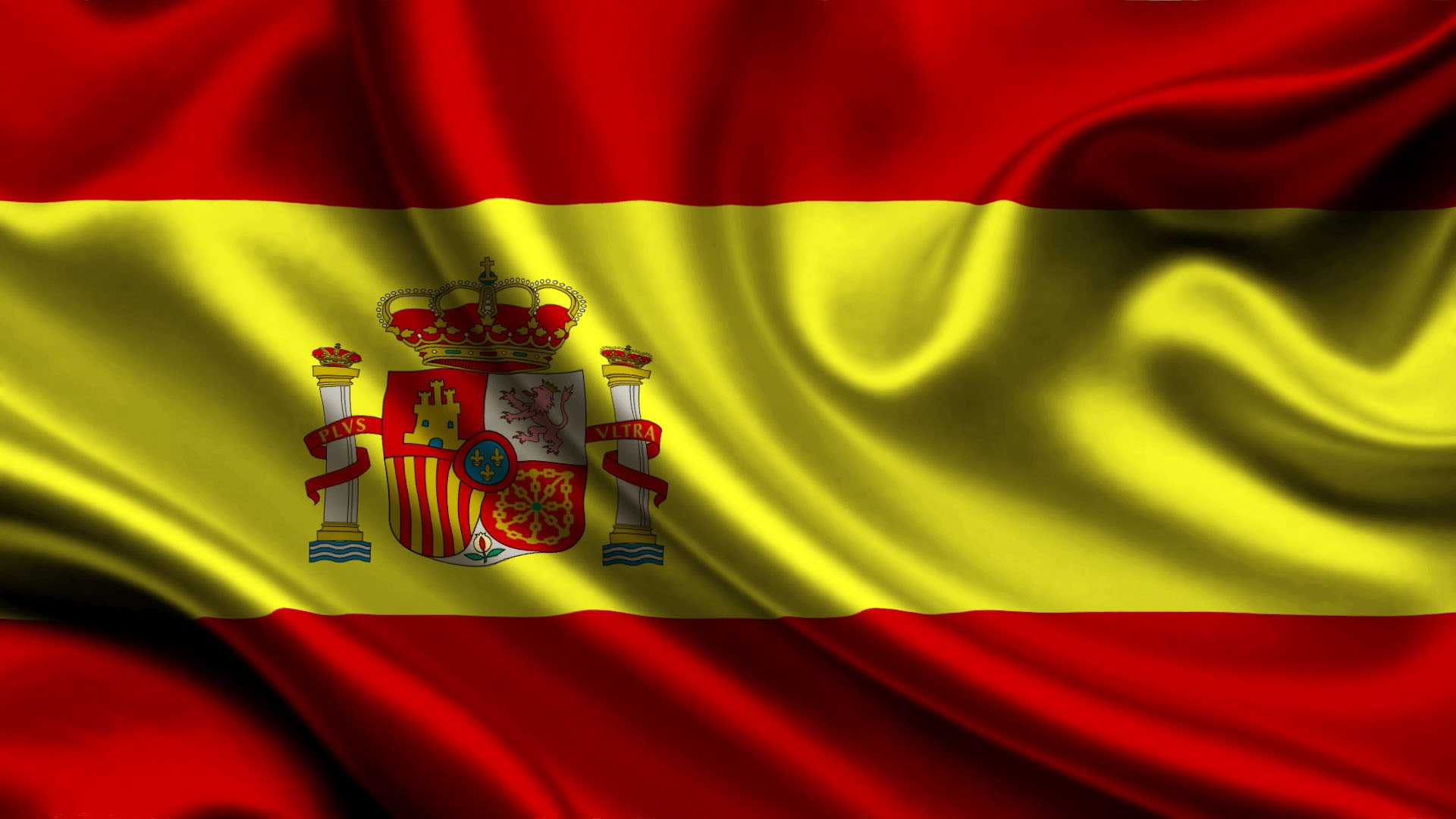 Spain, flag, 1080P, HD Wallpaper
