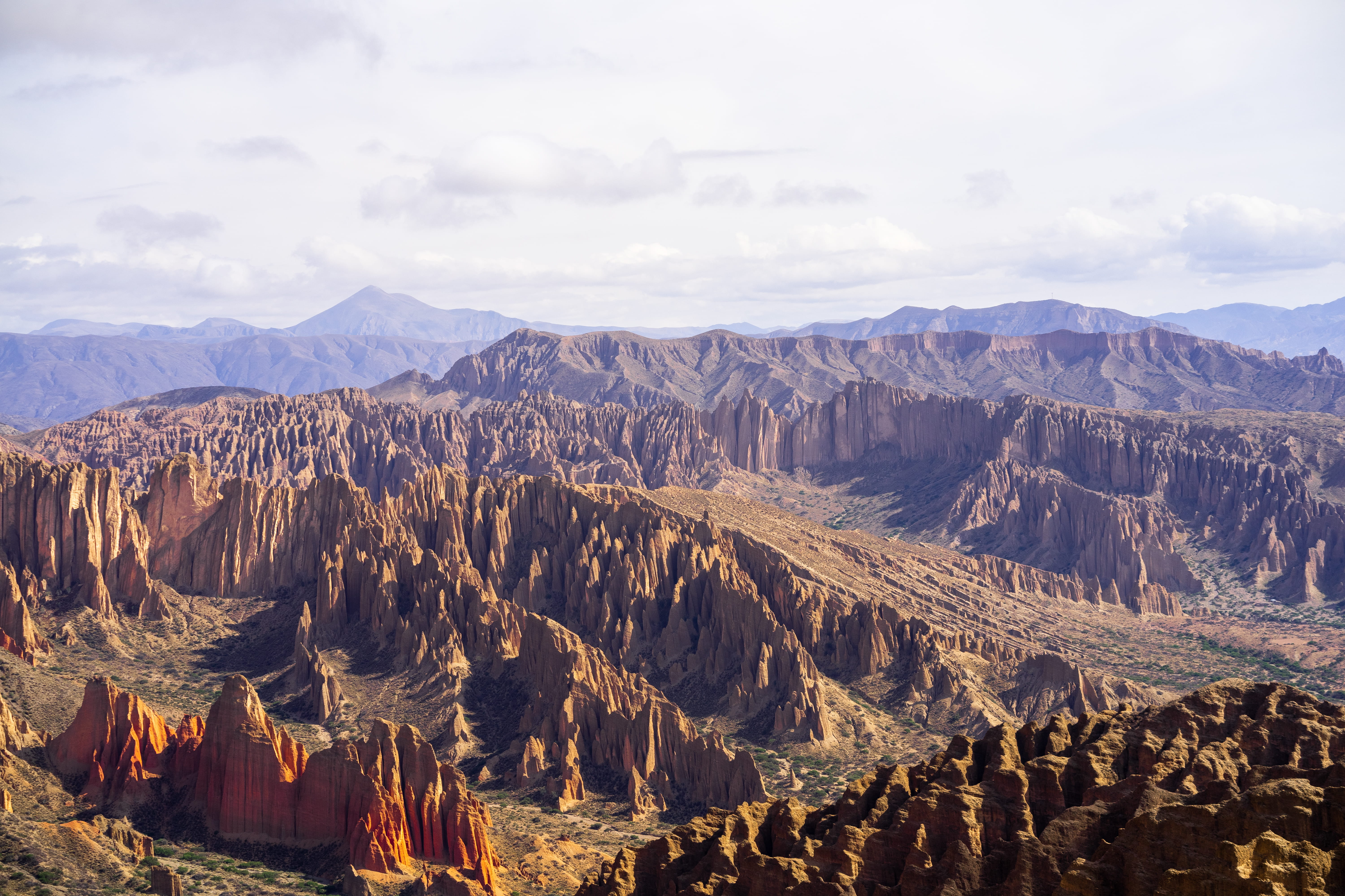 mountains, plateau, scenery, environment, nature, eroded, formation, wilderness, 5K, landscape, mountain, arid climate, mountain peak, non-urban scene, HD Wallpaper