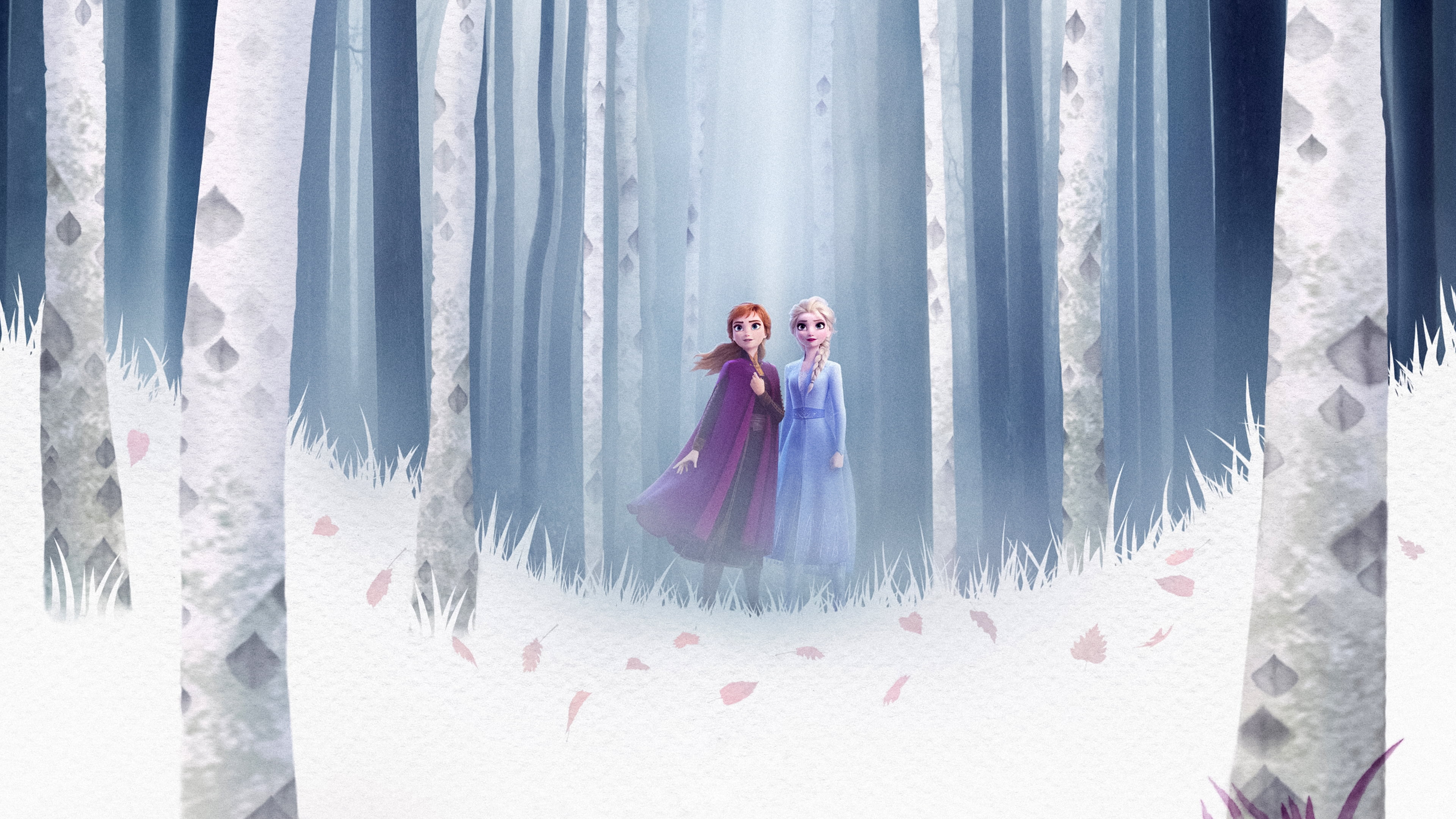 Elsa (Frozen), 4K, Frozen 2, Anna (Frozen), Movie, Frozen (Movie), HD Wallpaper
