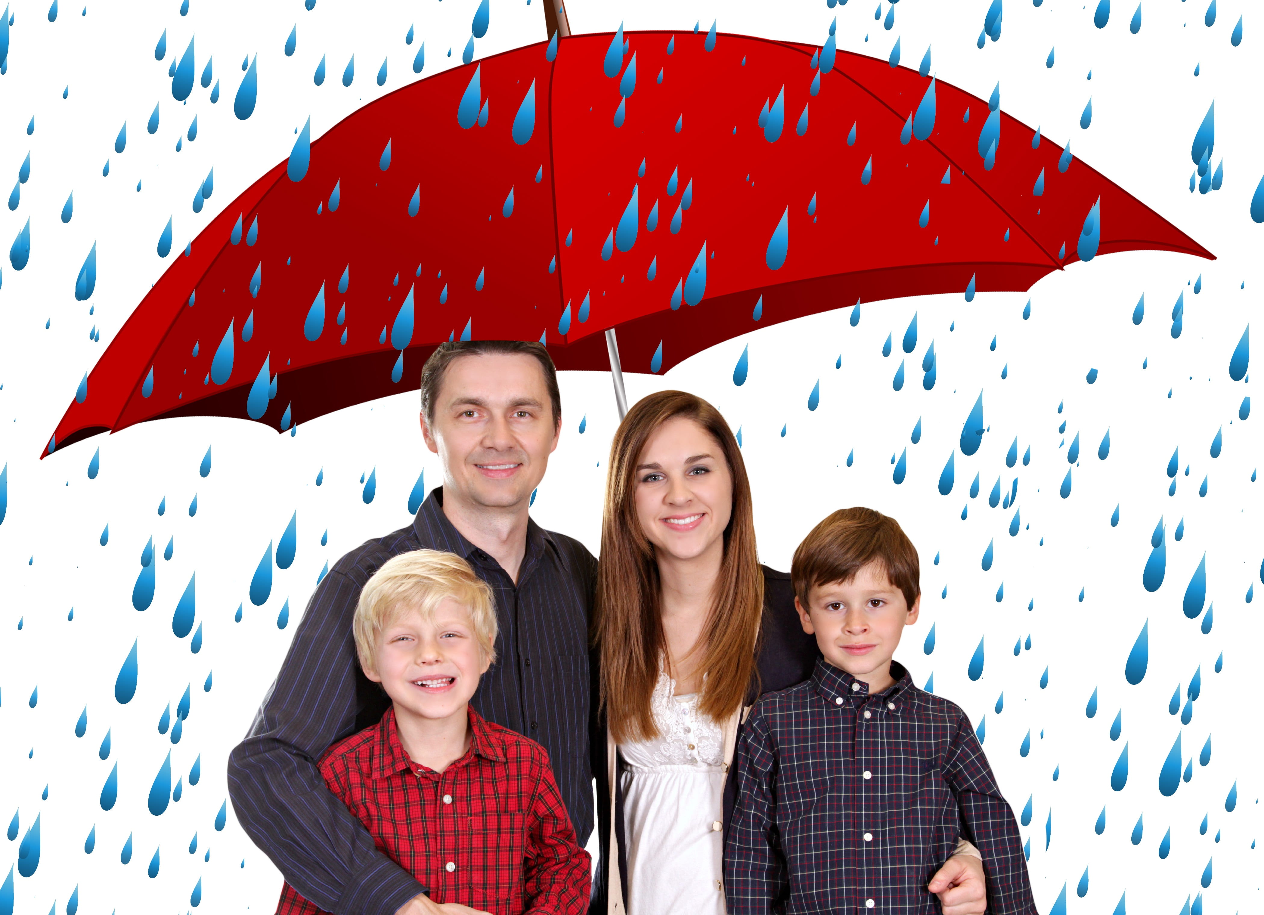 care, health system, positive emotion, umbrella, responsibility, father, society, portrait, son, rain, daughter portrait, togetherness, males, adult, women, HD Wallpaper