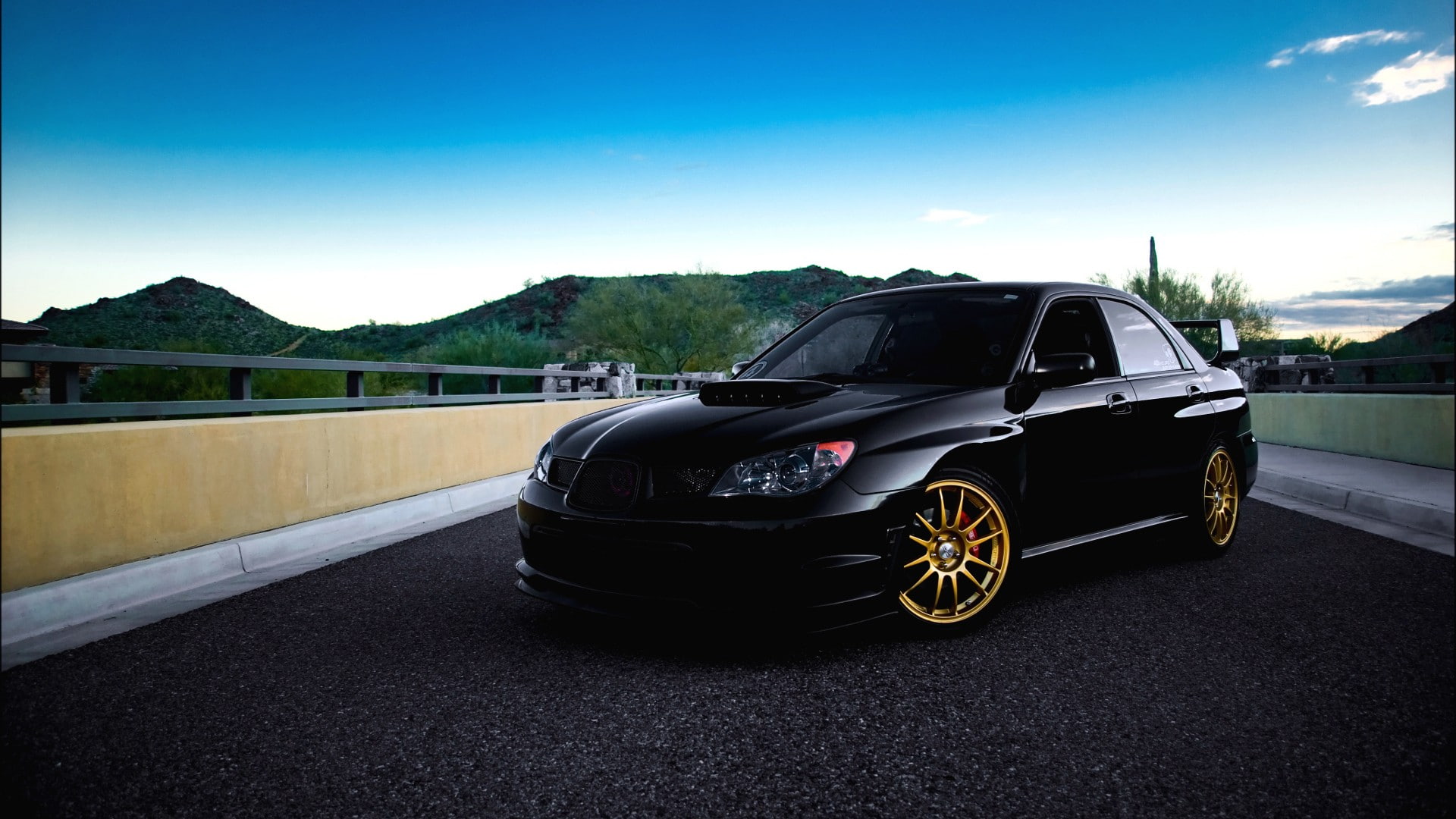cars, subaru, hd, sedan, 1080P, black, wrx, sti, HD Wallpaper
