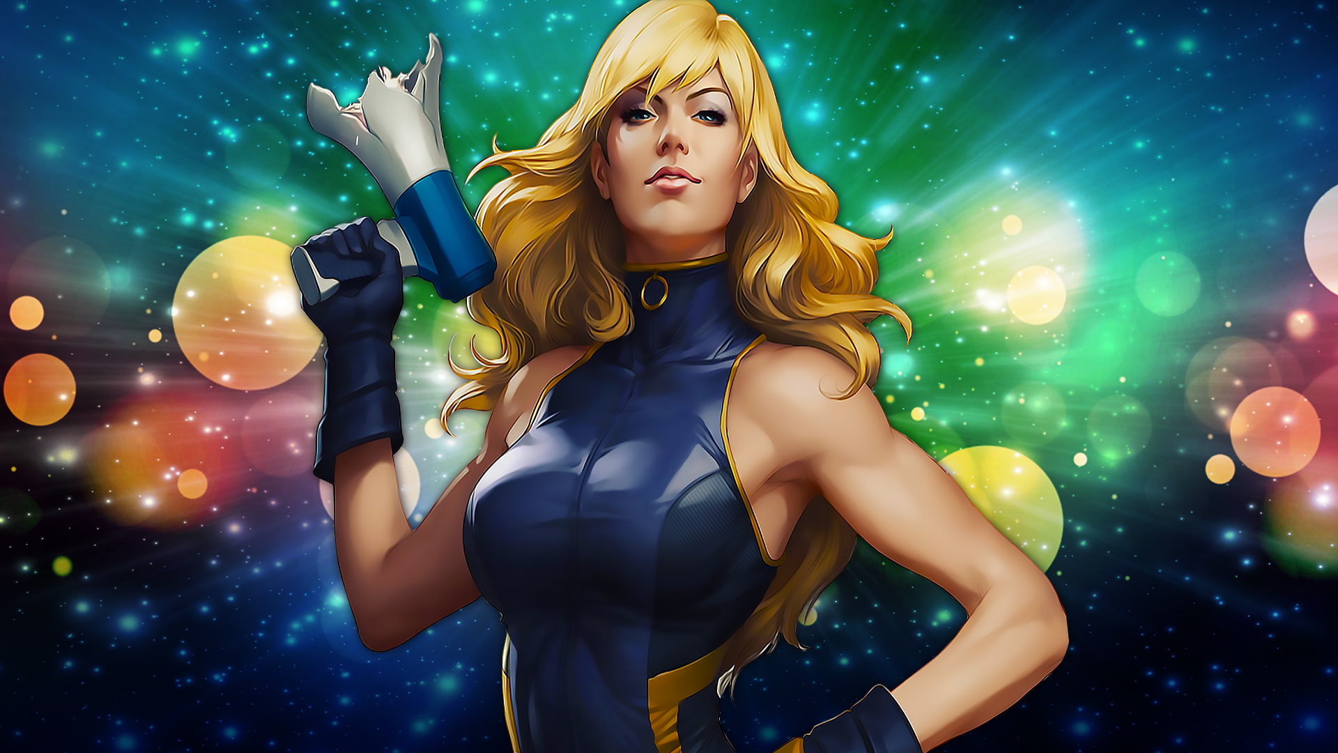 Black Canary, 3D, Artgerm, DC Comics, digital art, 1080P, HD Wallpaper