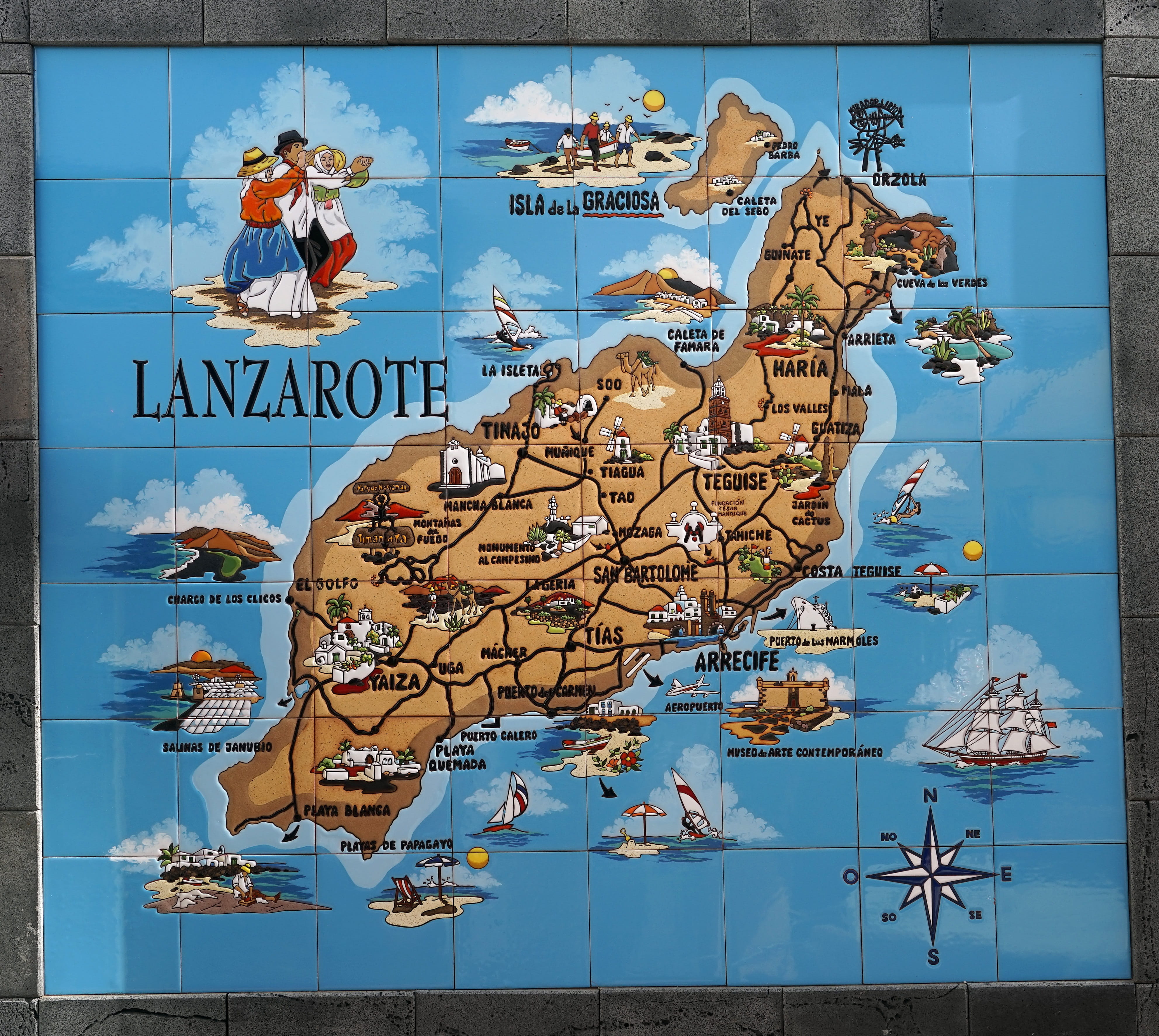 sky, no people, world map, 4K, human representation, technology, canary islands, blue, text, lanzarote, spain, representation, nature, transportation, HD Wallpaper