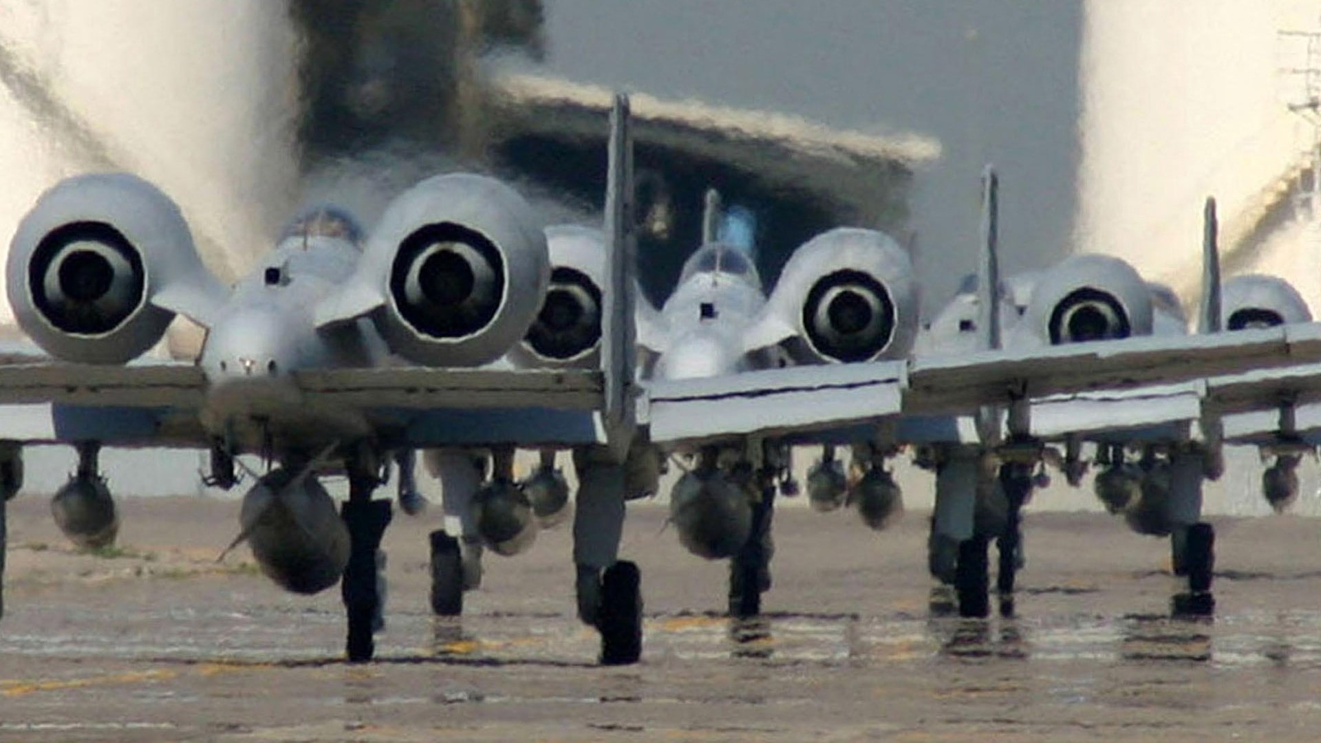 looking at camera, military training, military, Fairchild A-10 Thunderbolt II, front view, aggression, business, military aircraft, industry, government, HD Wallpaper