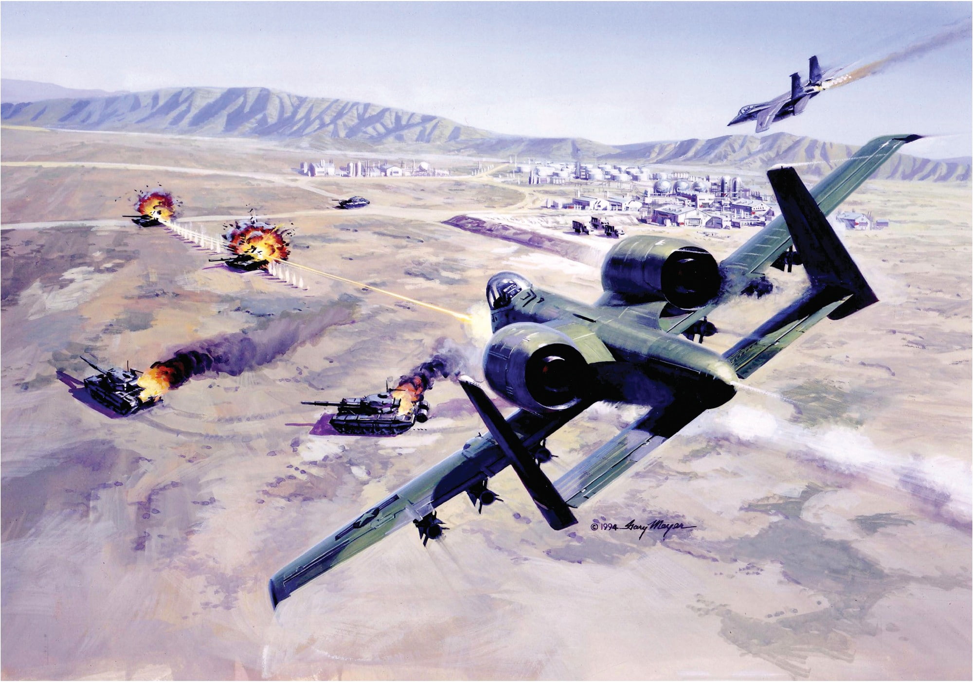 ii, fairchild, forces, war, 1080P, fairchild republic a-10 thunderbolt ii, aircraft, air forces, thunderbolt, battle, republic, air, HD Wallpaper