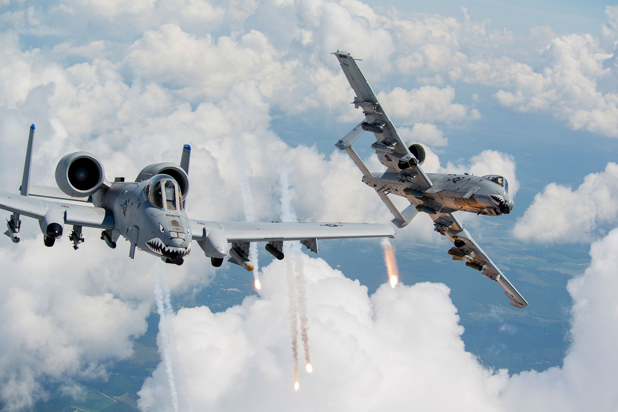 USA, US Air Force, Fairchild Republic A-10 Thunderbolt II, military, aircraft, A10, military aircraft, 1080P, HD Wallpaper