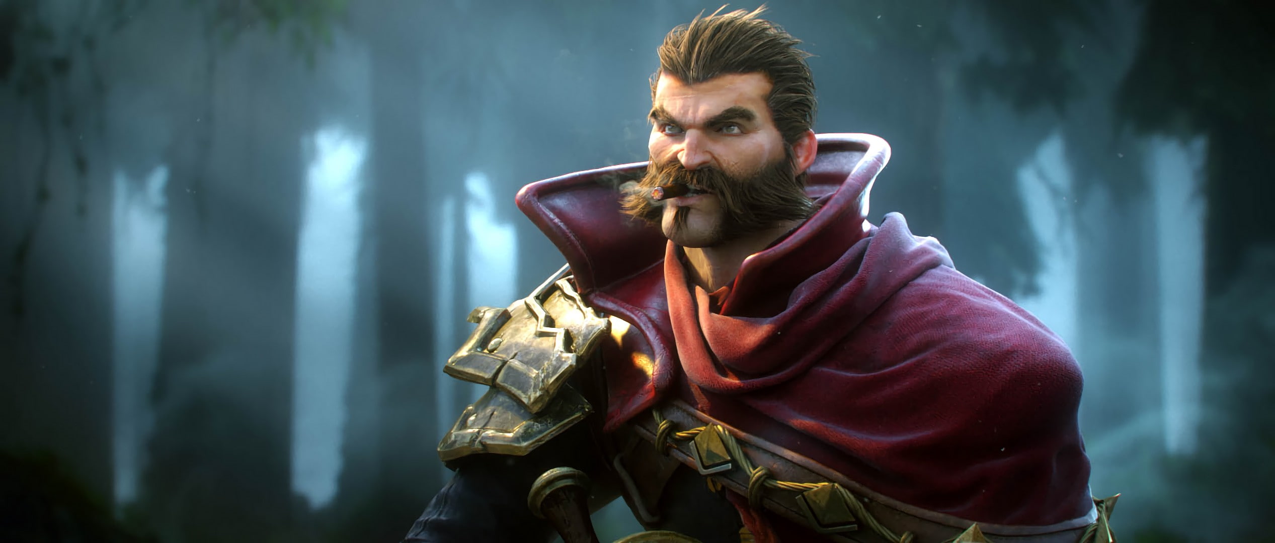 performance, arts culture and entertainment, League of Legends, stage, holding, contemplation, looking, portrait, the past, 1080P, Graves, standing, men, HD Wallpaper