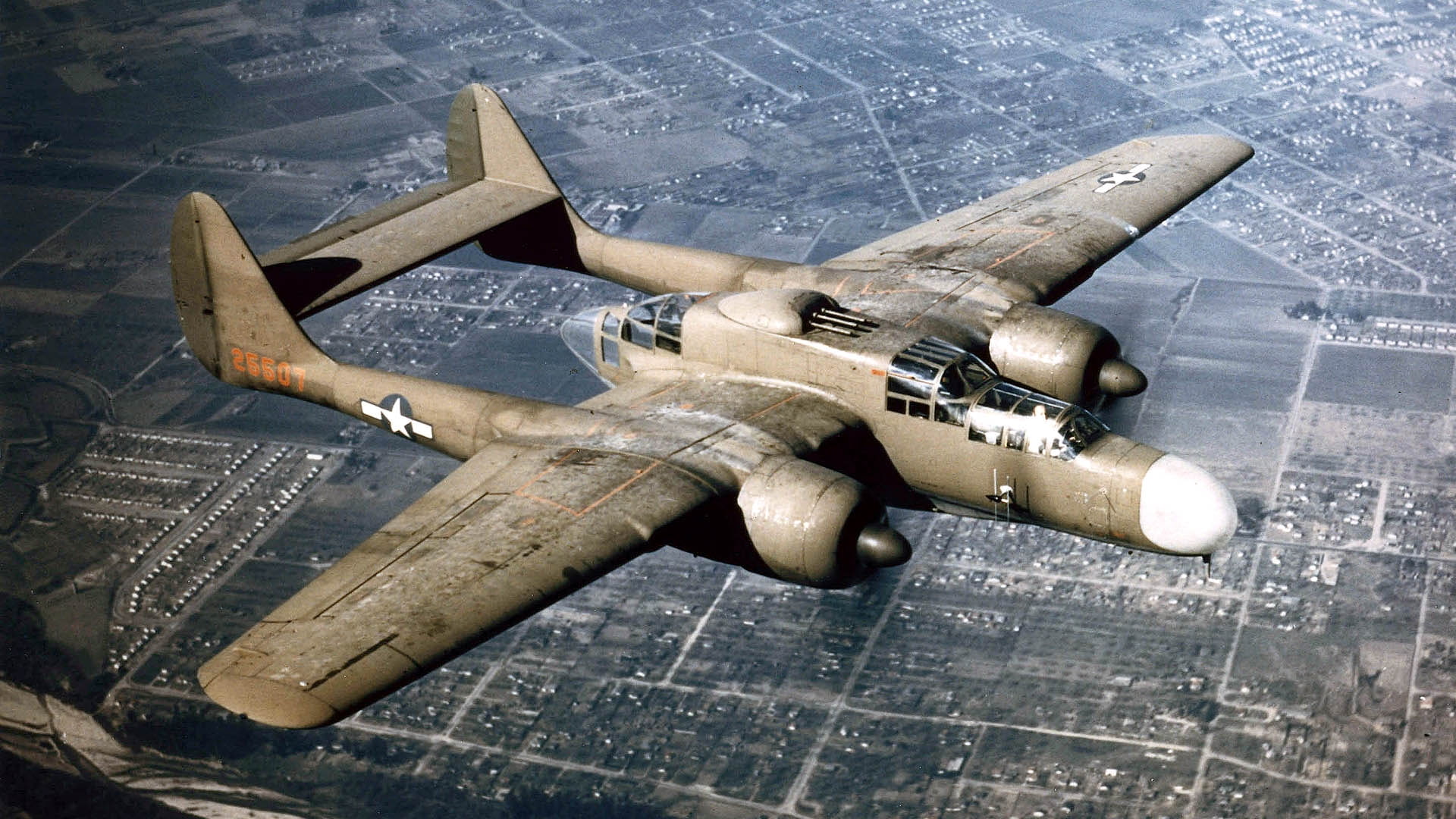 Military, p-61 black widow, world, war, hd, p, ii, black, aircraft, World War II, art, 1080P, widow, HD Wallpaper