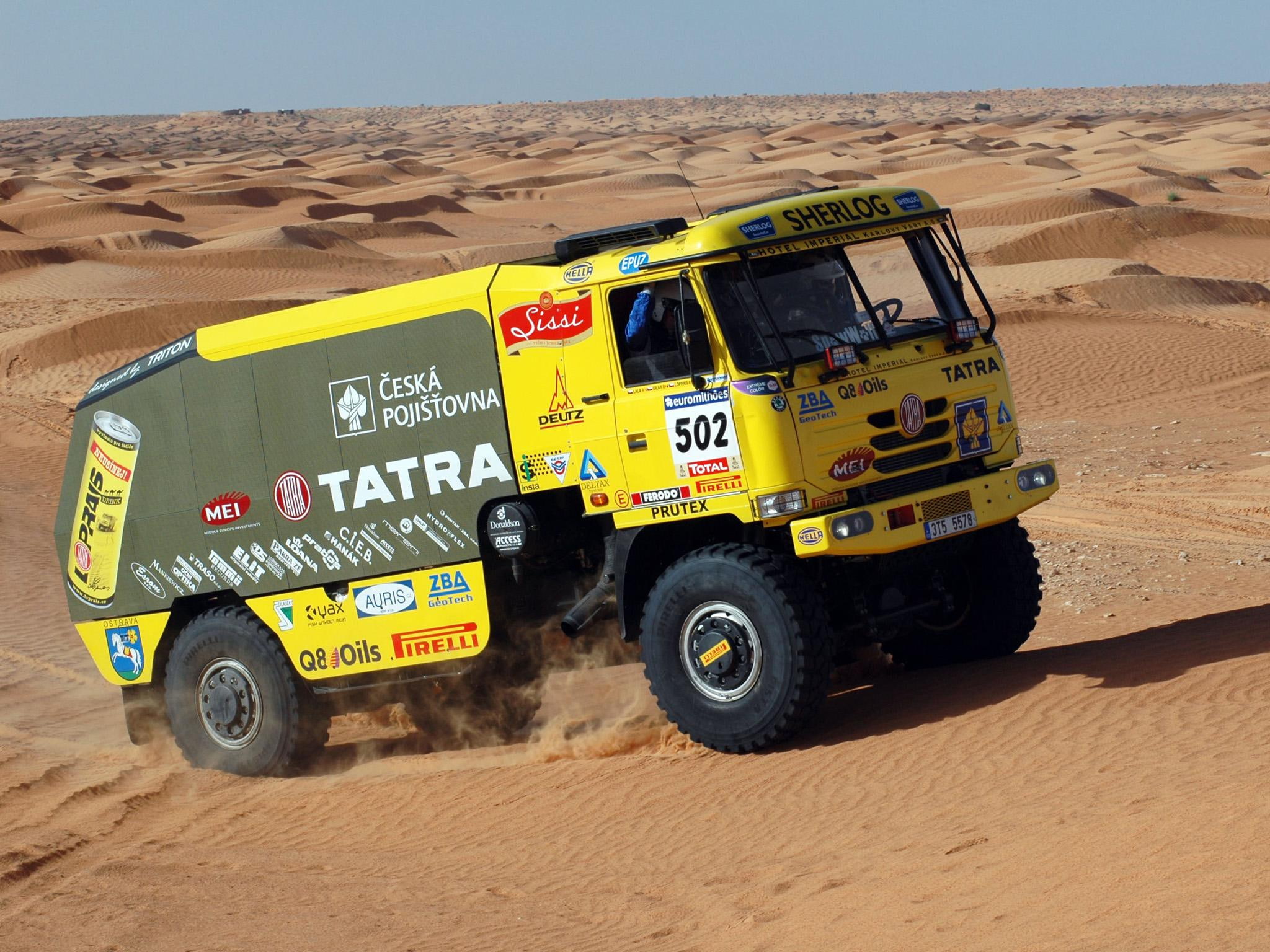 truck, 1080P, hd, pictures, x, race, 2007, t815, offroad, racing, rally, tatra, t, HD Wallpaper