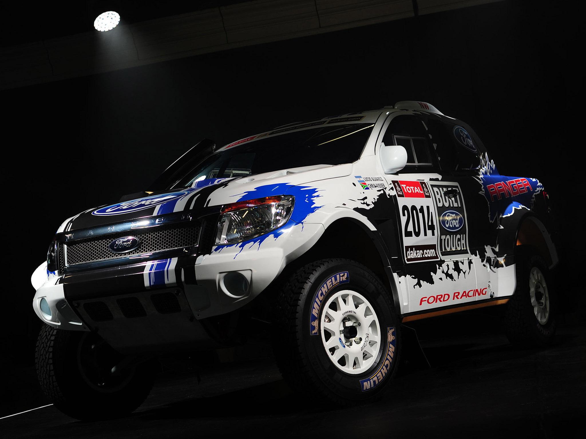 offroad, rally, racing, 2014, ford, pickup, truck, 1080P, white, ranger, dakar, race, phone, HD Wallpaper